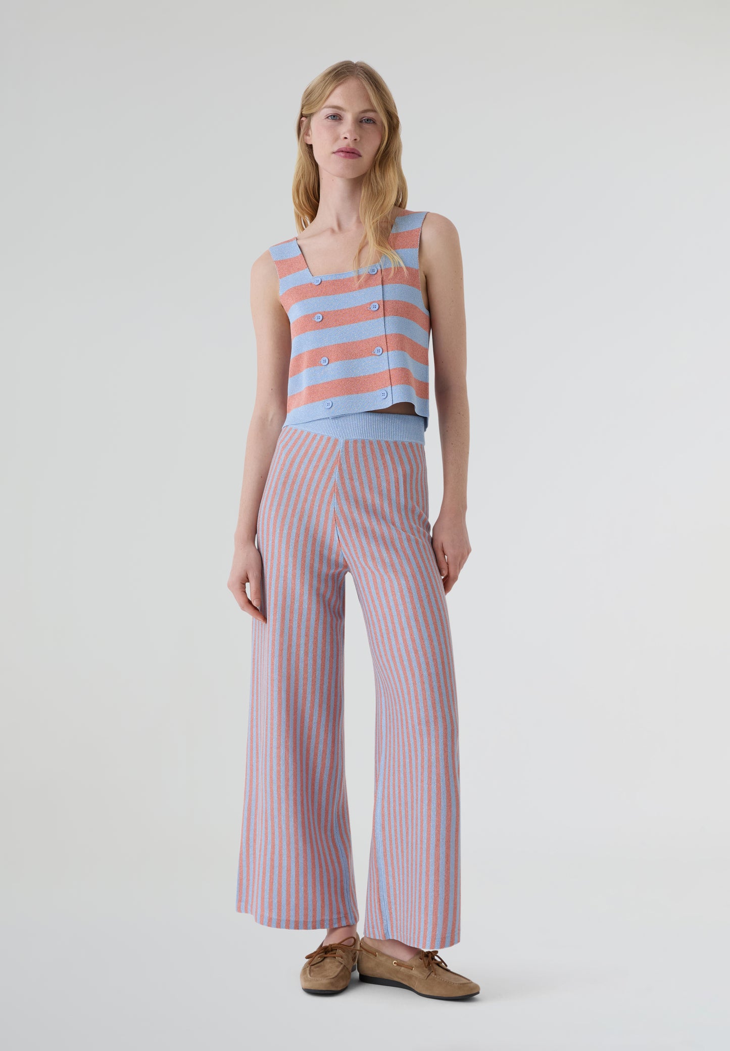 THE TINY BIG SISTER | PANTALON PUNTO RAYAS