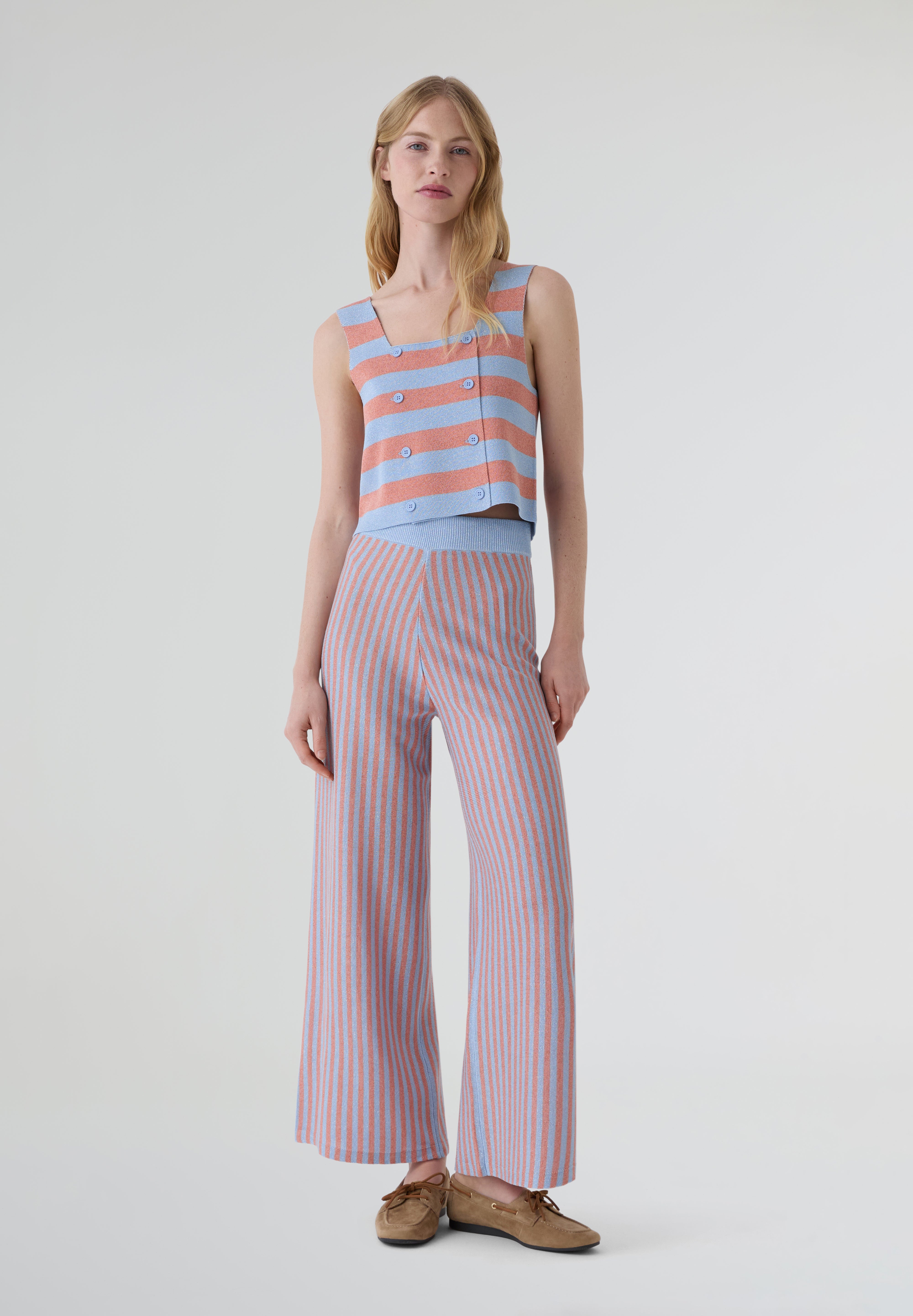 THE TINY BIG SISTER | PANTALON PUNTO RAYAS
