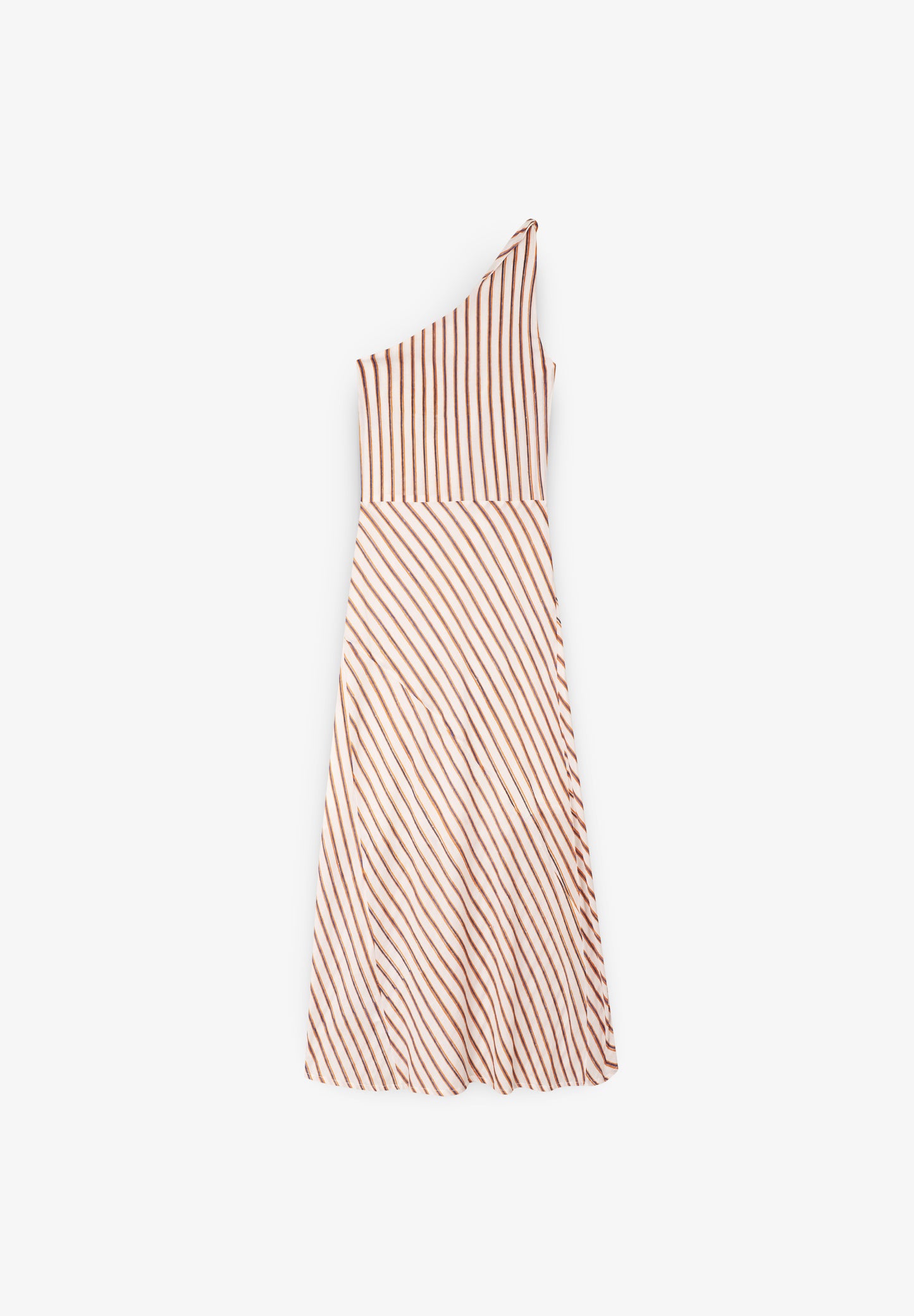 BABBAKI | VESTIDO ASIMETRICO STRIPES