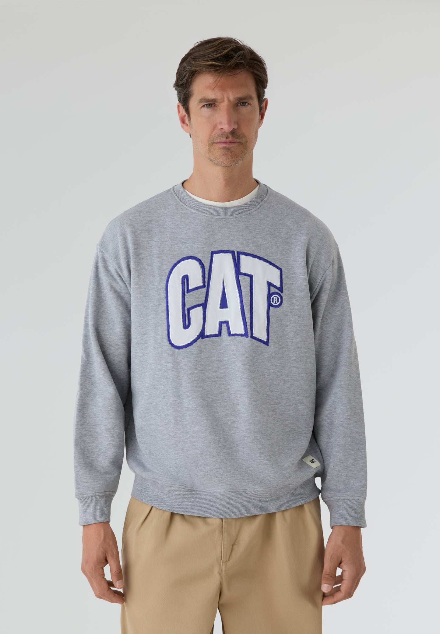 CAT | SUDADERA EMBROIDERY LOGO CREW