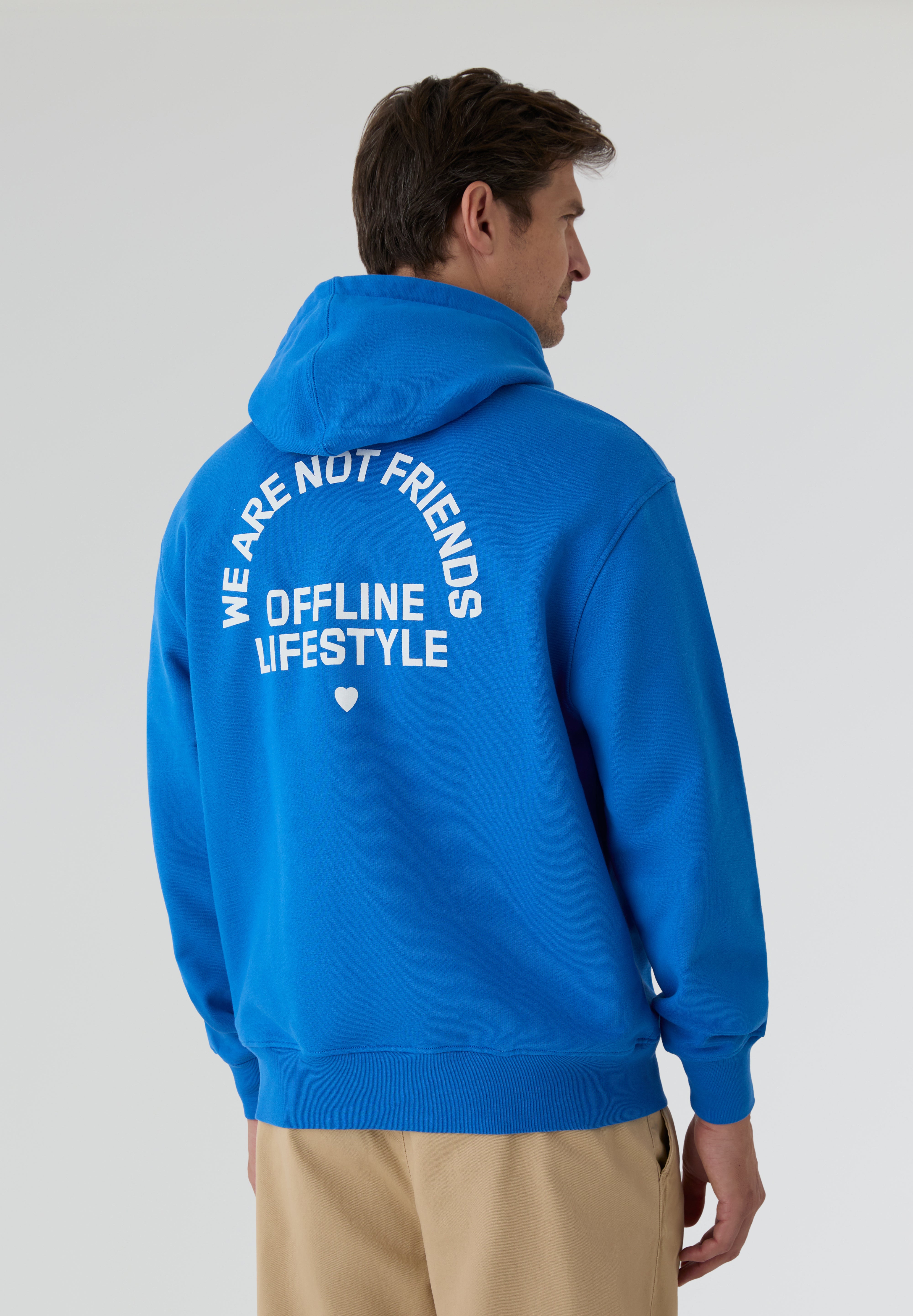 WE ARE NOT FRIENDS | SUDADERA OFFLINE LOVE