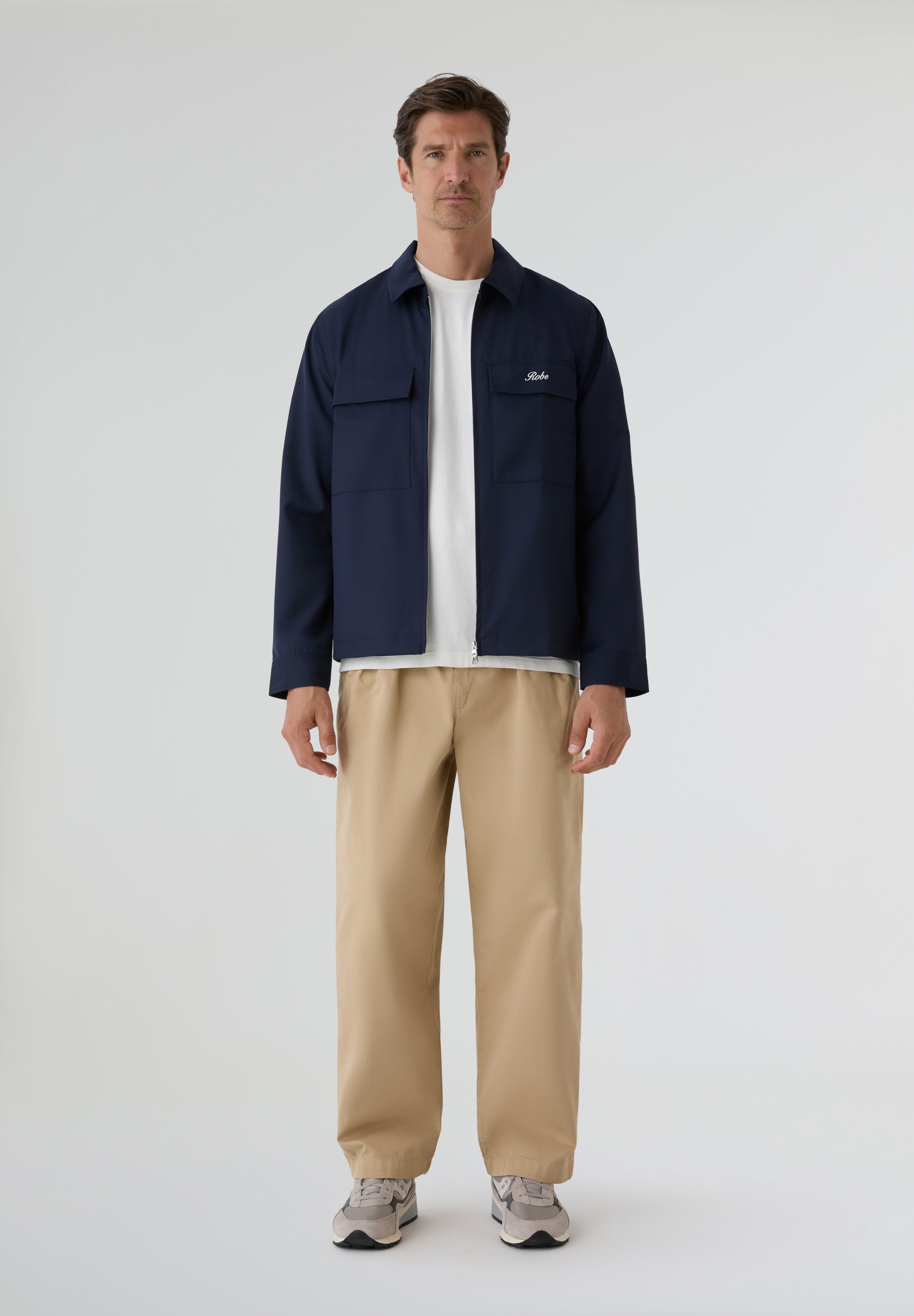 WE ARE NOT FRIENDS | PLEAT CREAM CHINO