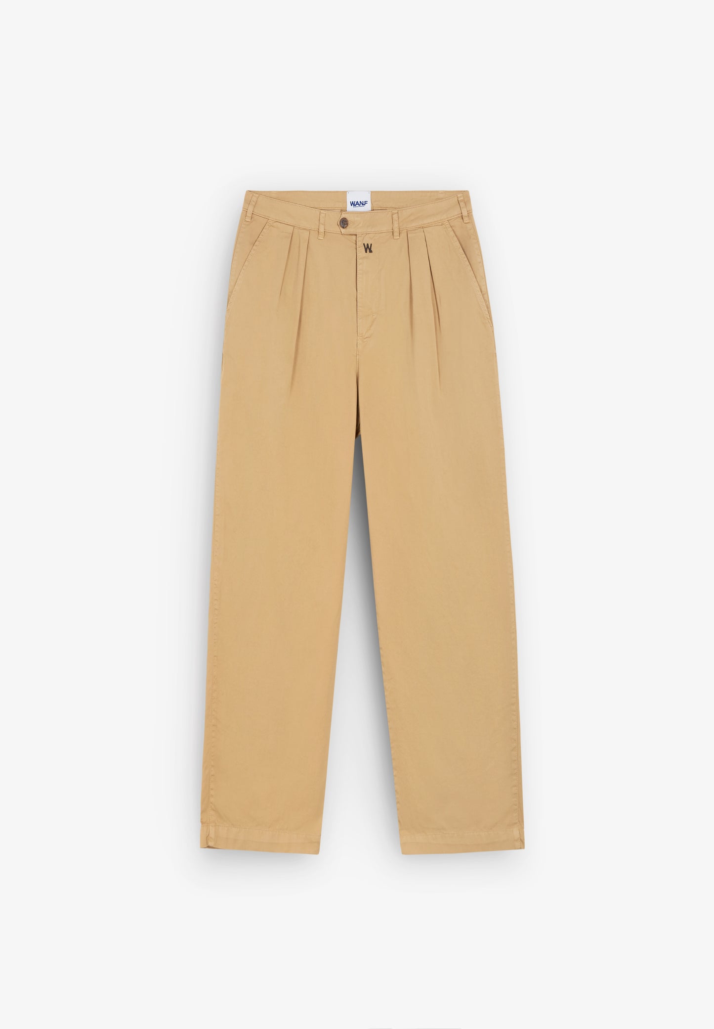 WE ARE NOT FRIENDS | PLEAT CREAM CHINO