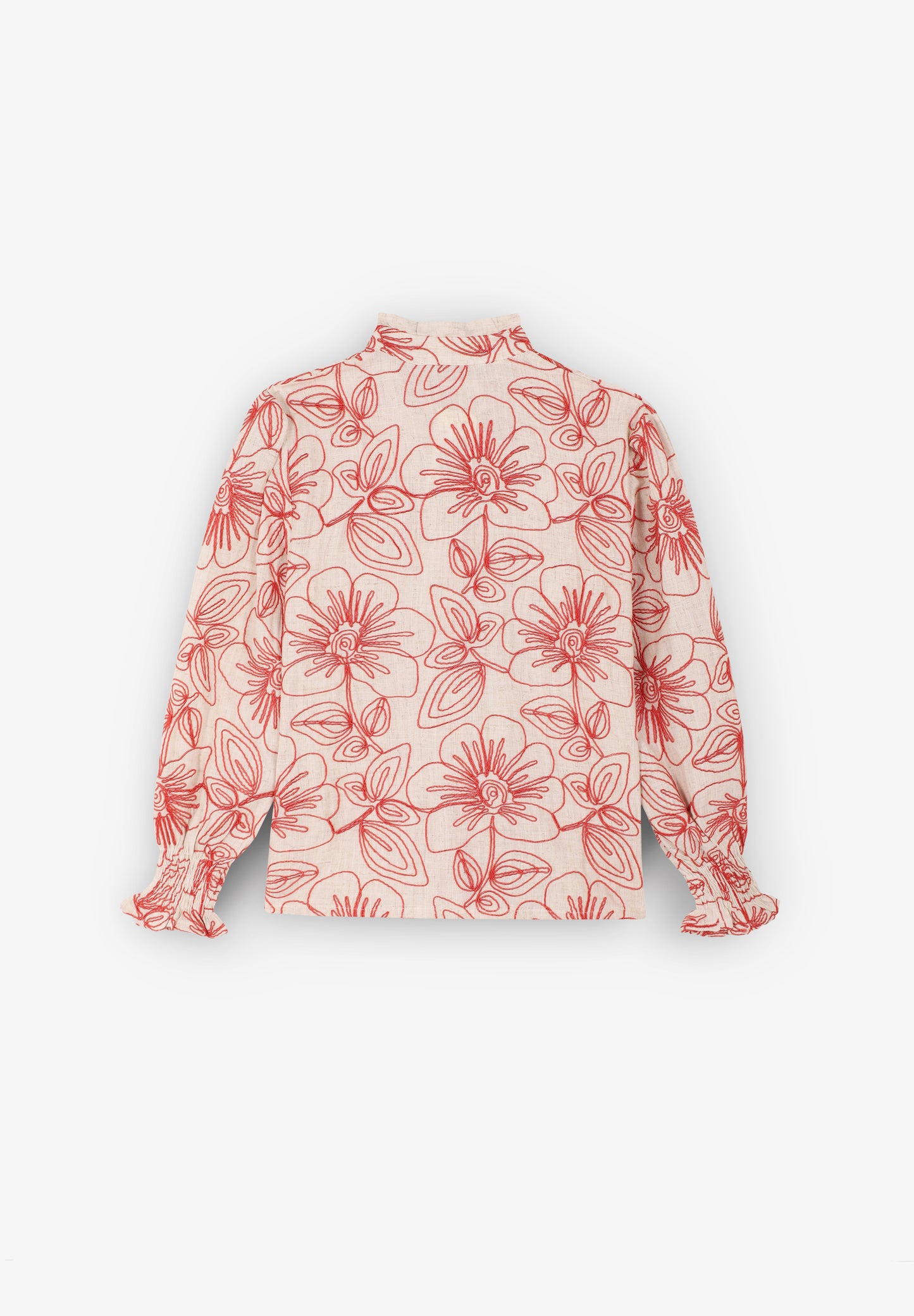 VANÓ STUDIO | CAMISA BORDADA ROJA