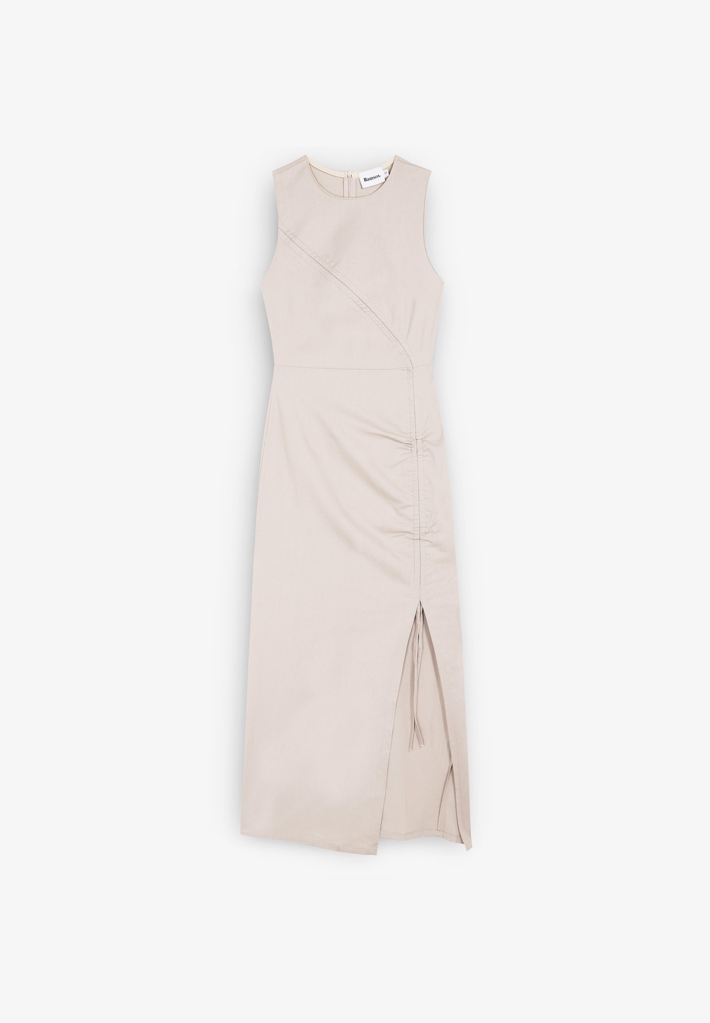 RAMSOS | VESTIDO LARGO GATHERED