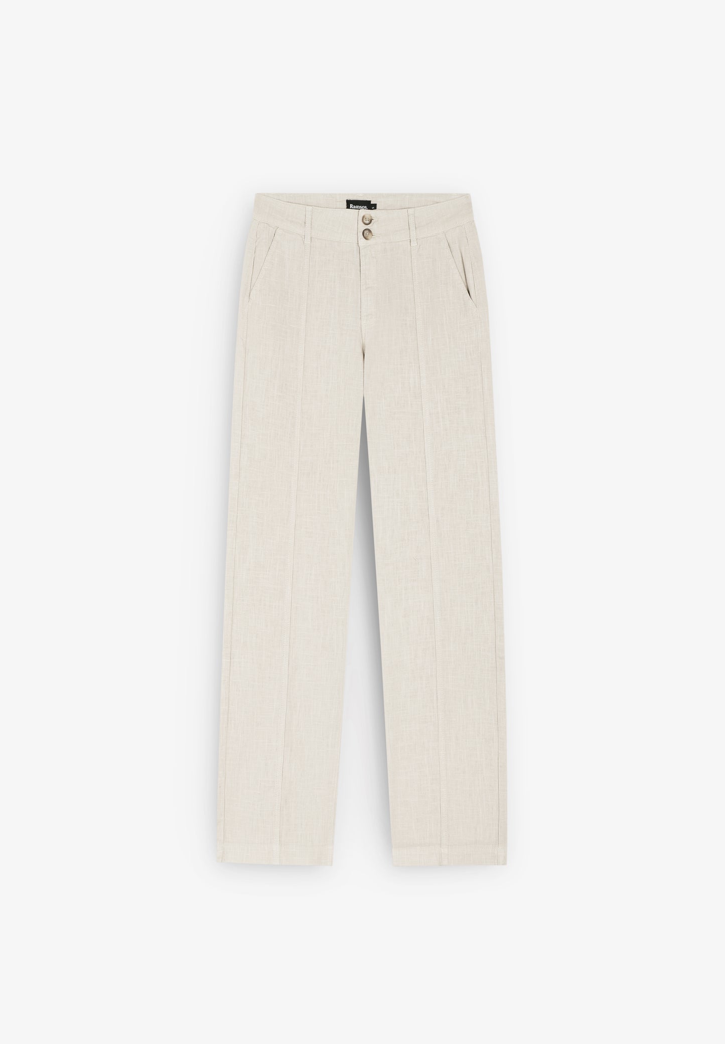 RAMSOS | PANTALÓN DE LINO Y CINTURA BAJA MUJER