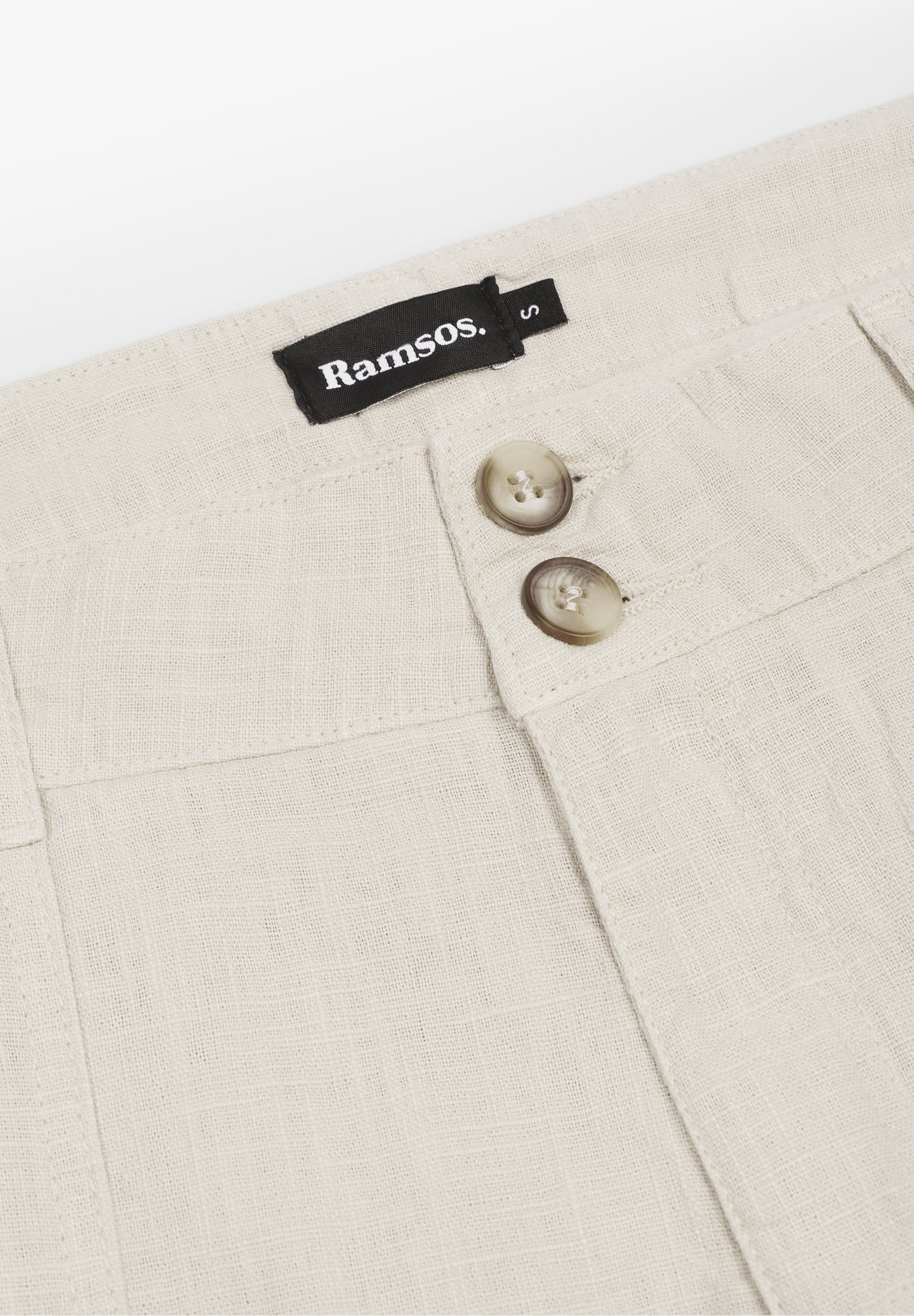 RAMSOS | PANTALÓN DE LINO Y CINTURA BAJA MUJER