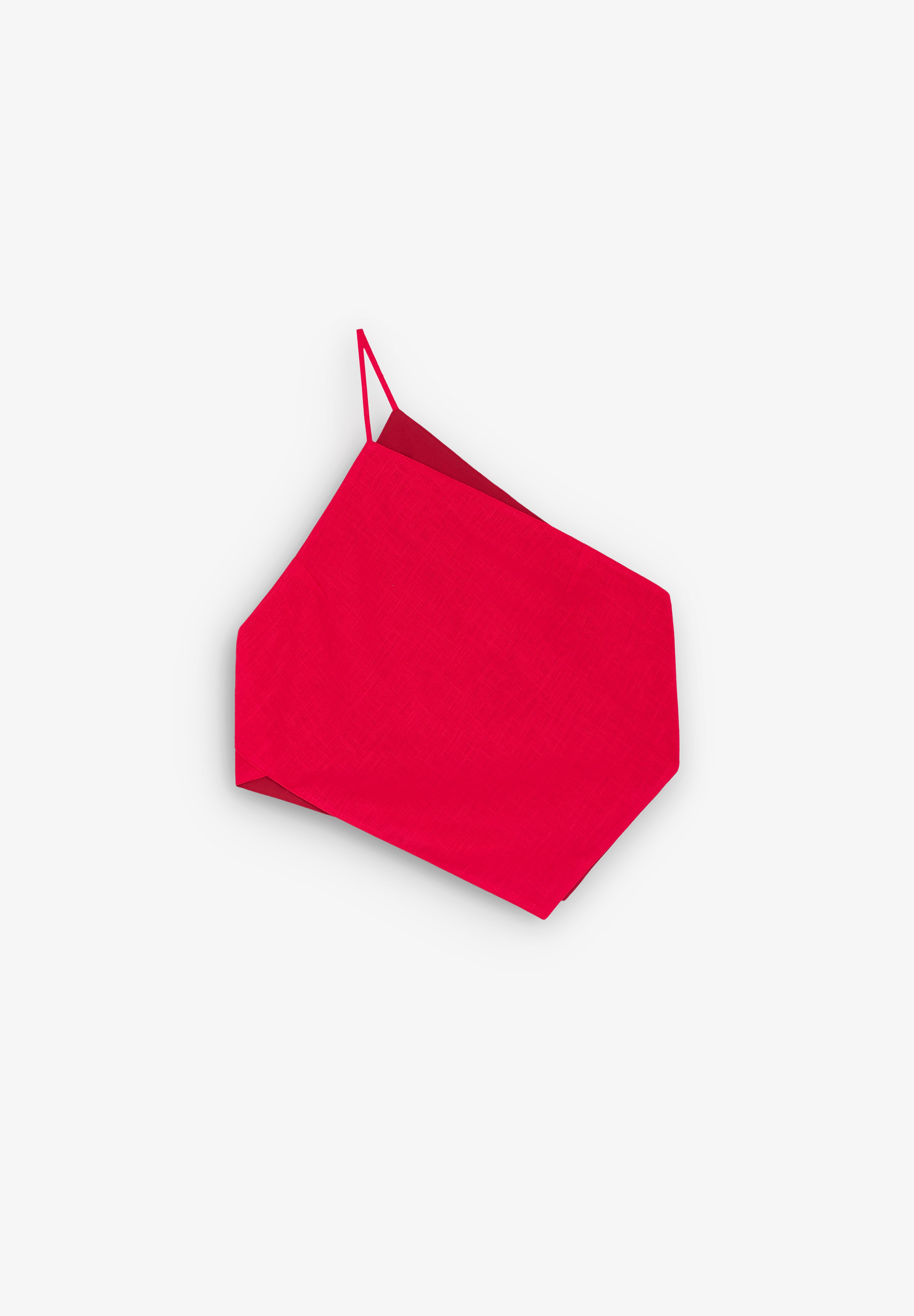 RAMSOS | TOP ASYMMETRIC LINEN