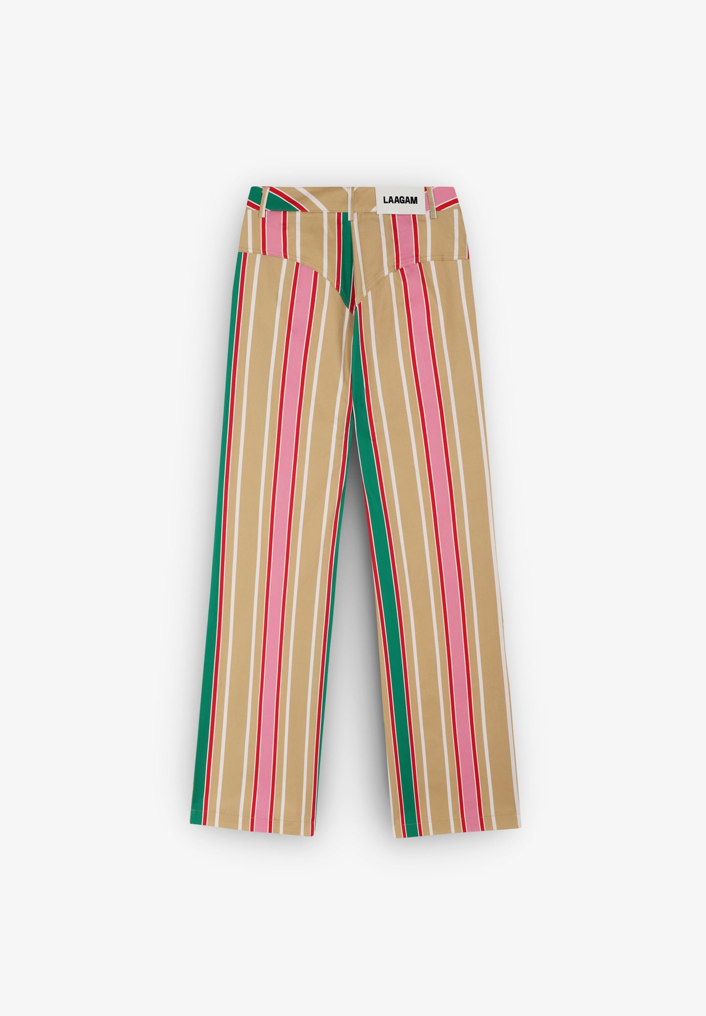 LAAGAM | PANTALÓN LEROY BROWN STRIPED TWILL