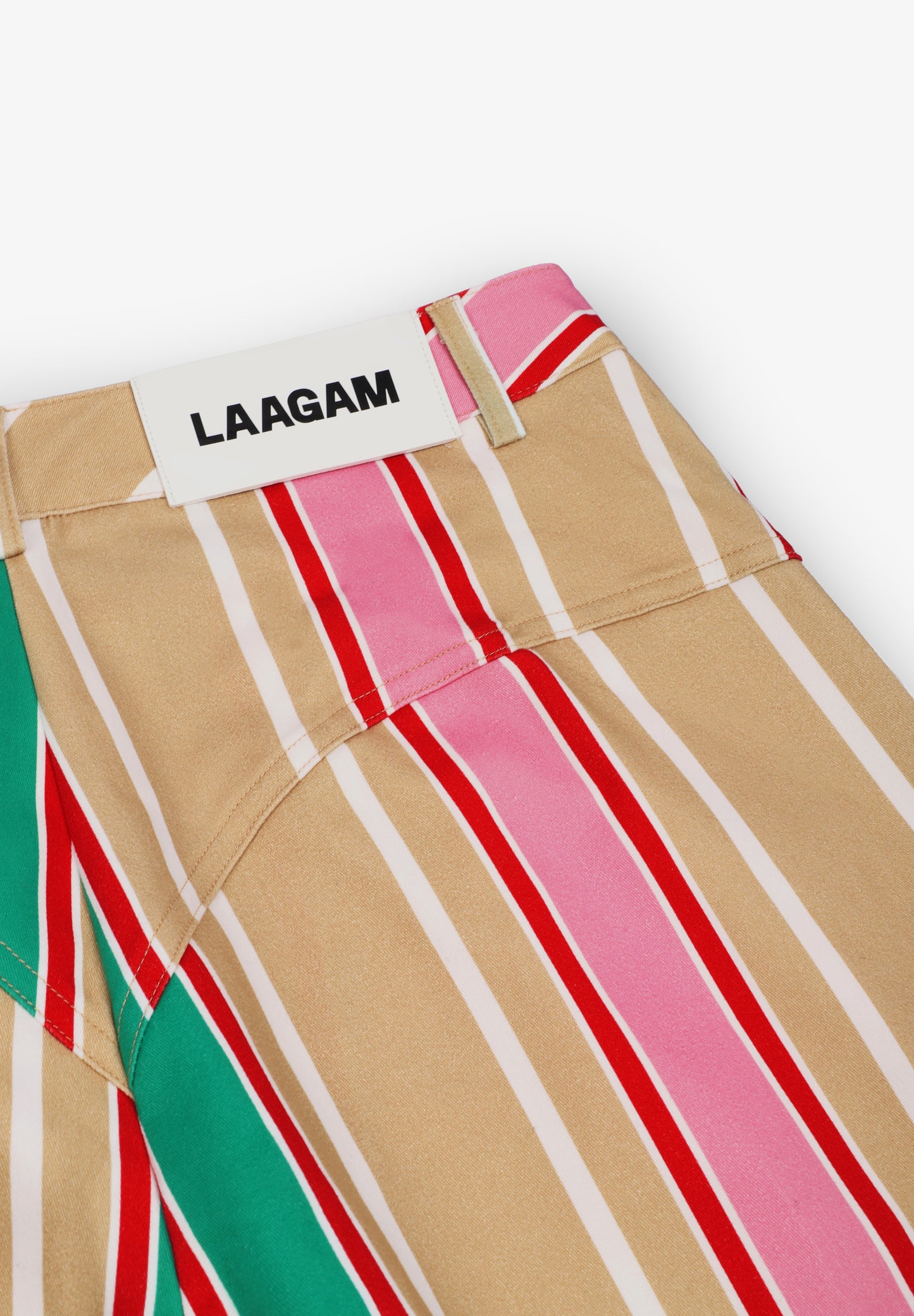 LAAGAM | PANTALÓN LEROY BROWN STRIPED TWILL