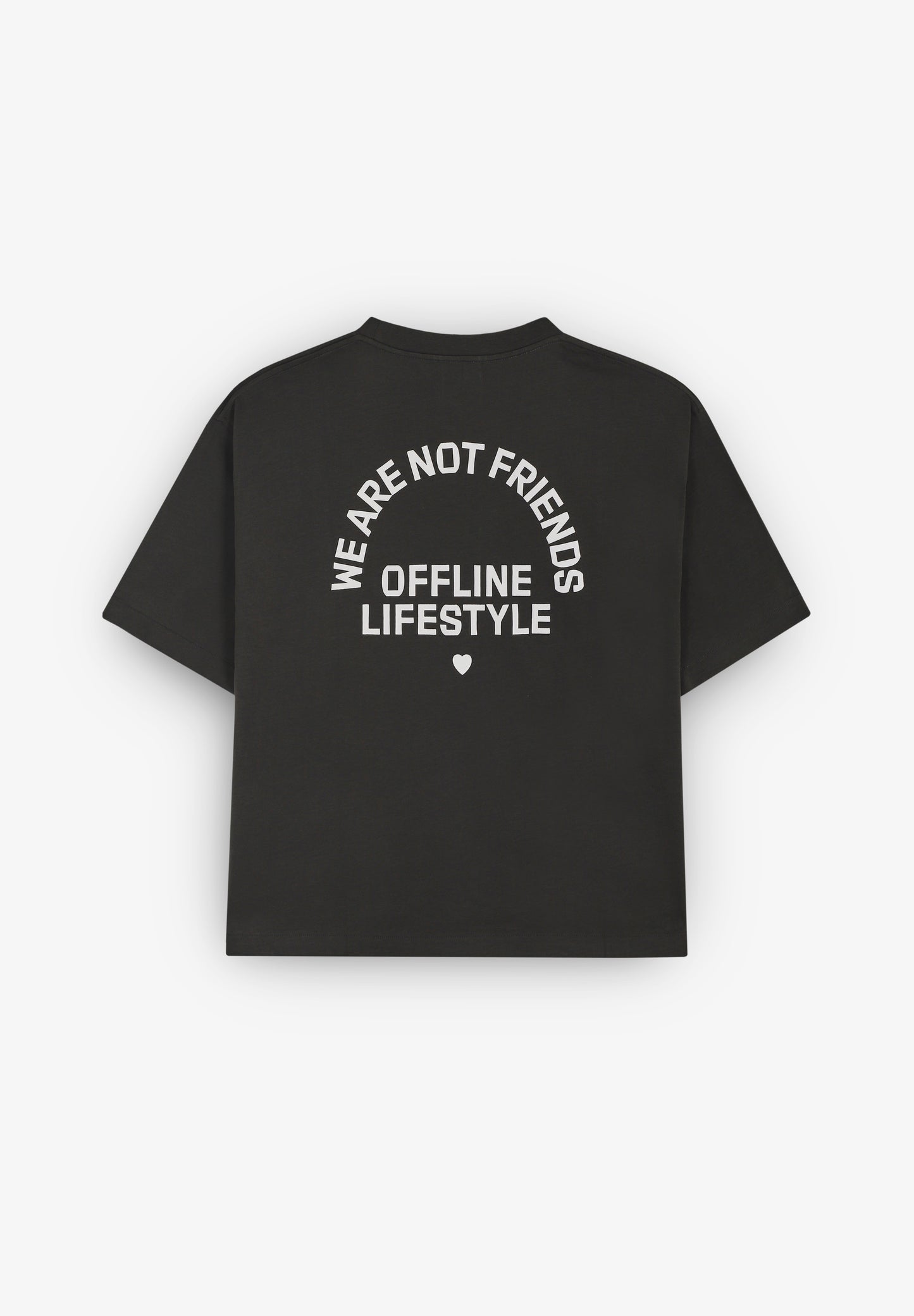 WE ARE NOT FRIENDS | CAMISETA BOXY OFFLINE LOVE