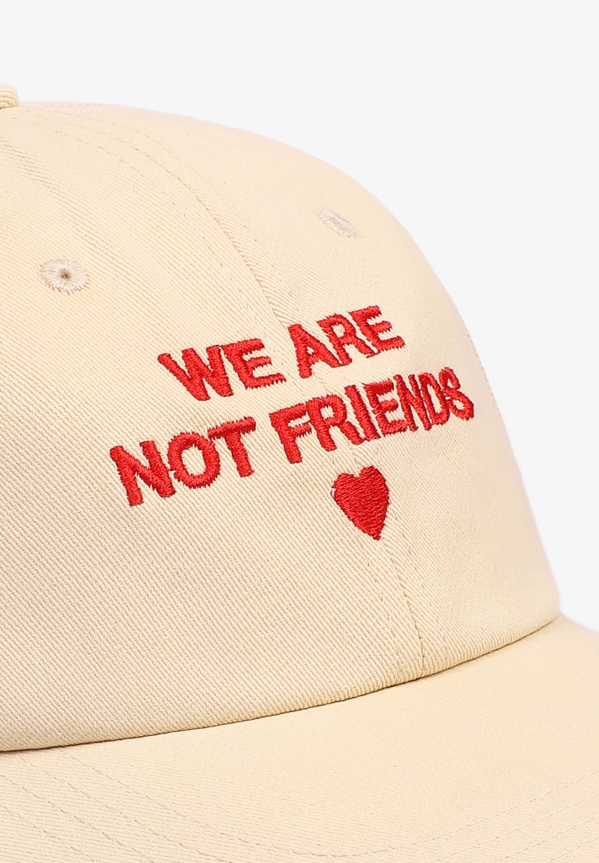 WE ARE NOT FRIENDS | GORRA BOLD LOVE