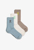 ON | 3-PACK CALCETINES LOGO HIGH HOMBRE