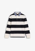 GANT | POLO REG CHAMBRAY STRIPE HEAVY RUGGER