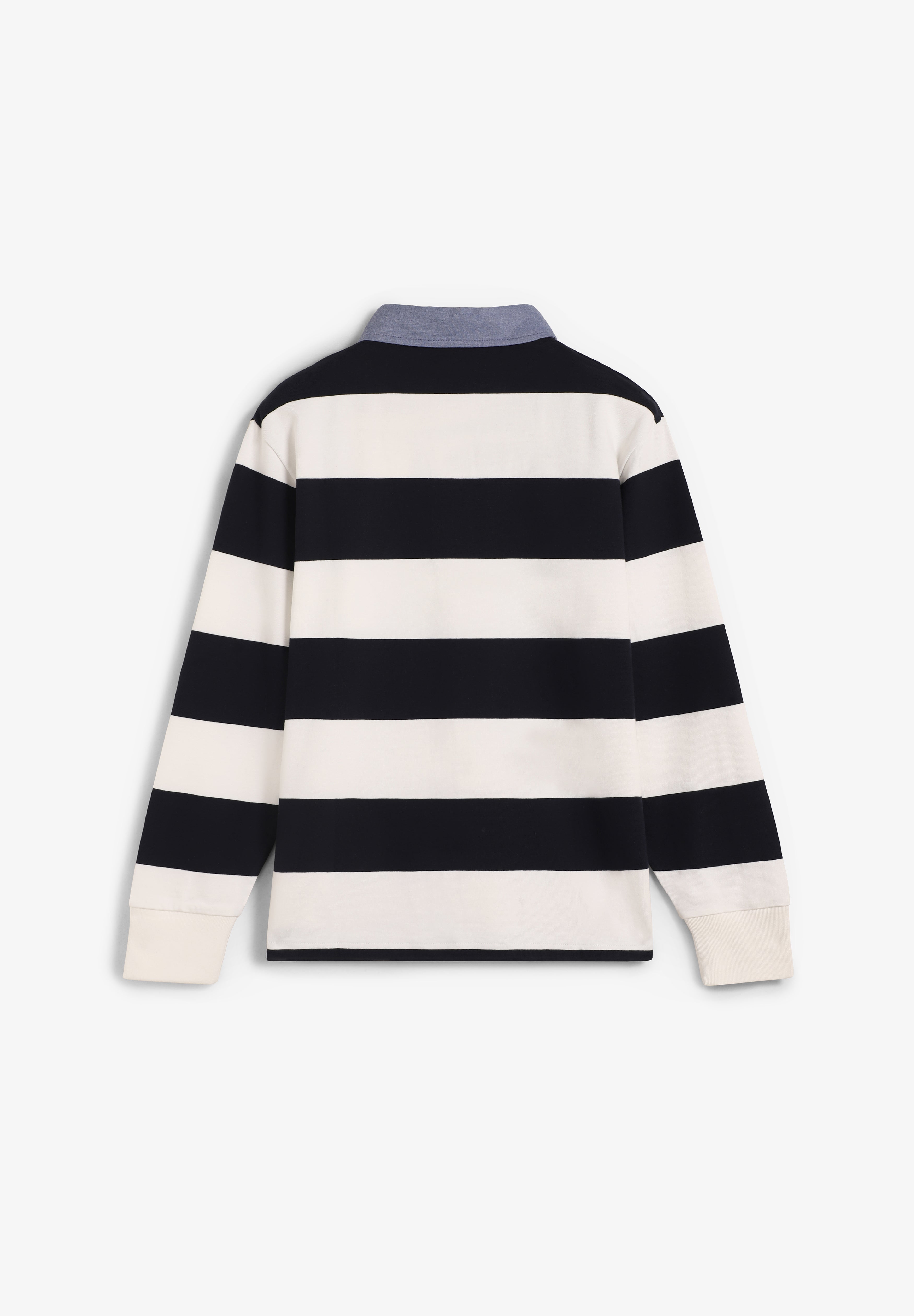 GANT | POLO REG CHAMBRAY STRIPE HEAVY RUGGER
