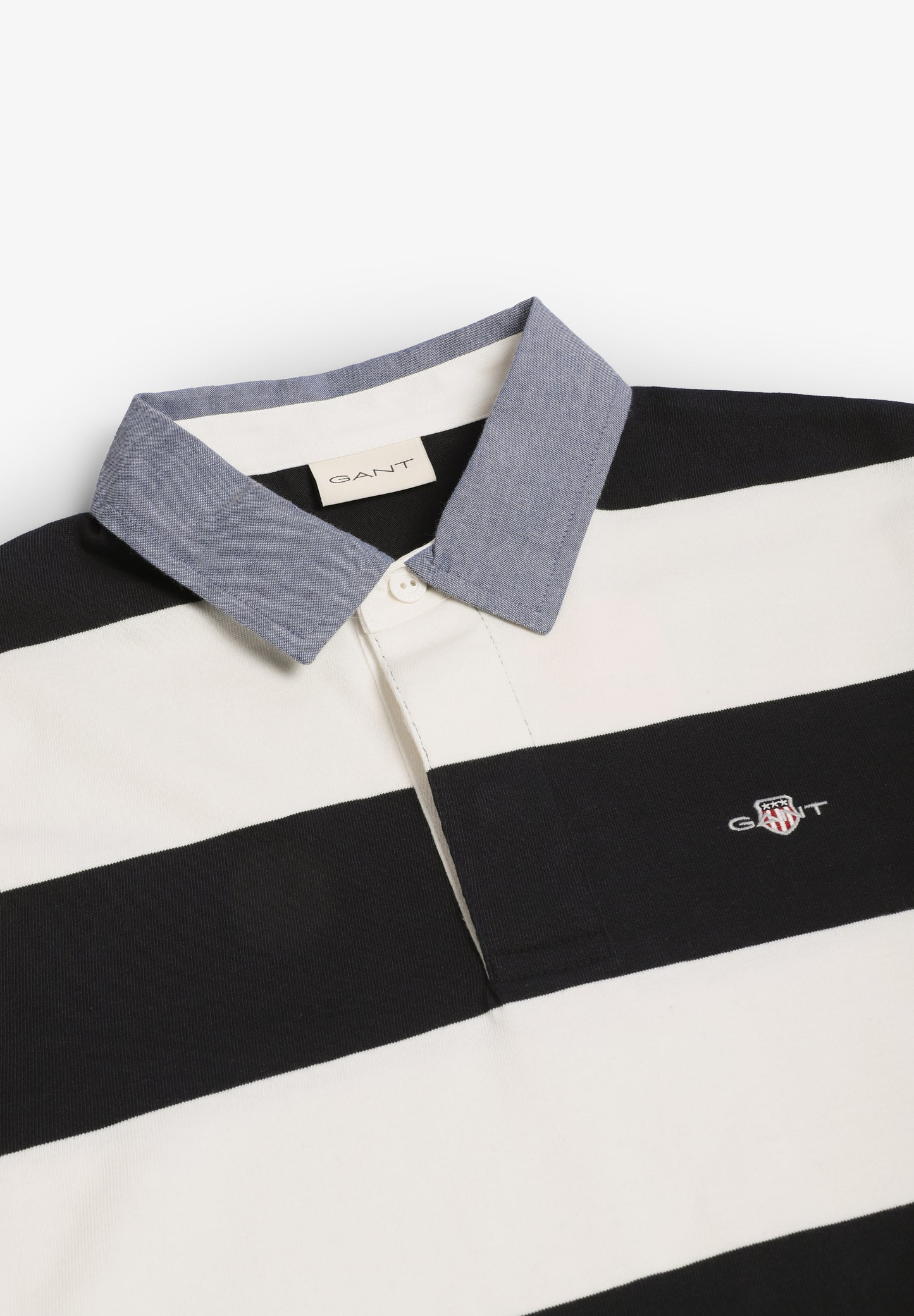 GANT | POLO REG CHAMBRAY STRIPE HEAVY RUGGER