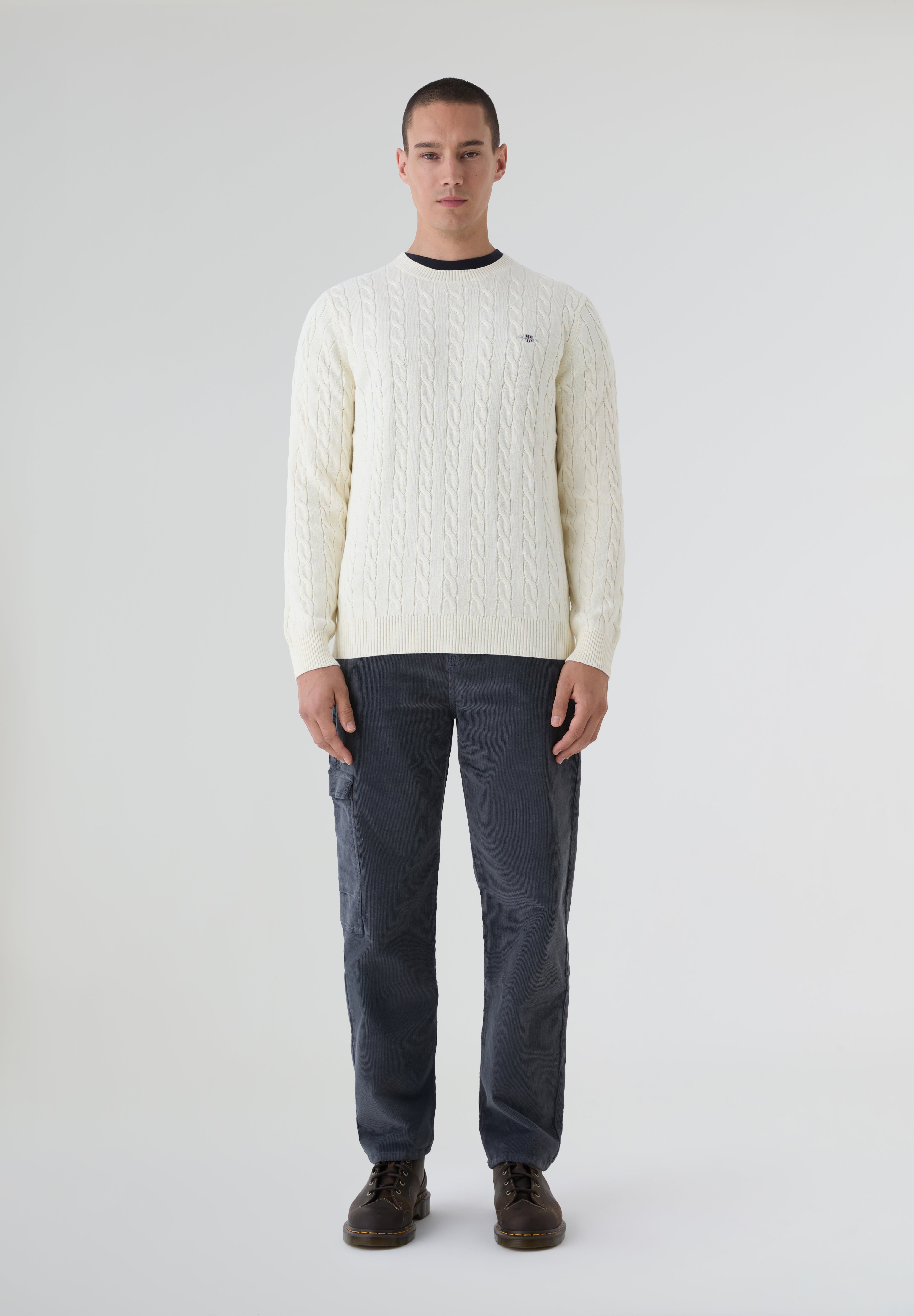 GANT | JERSEY DE OCHOS Y CUELLO REDONDO
