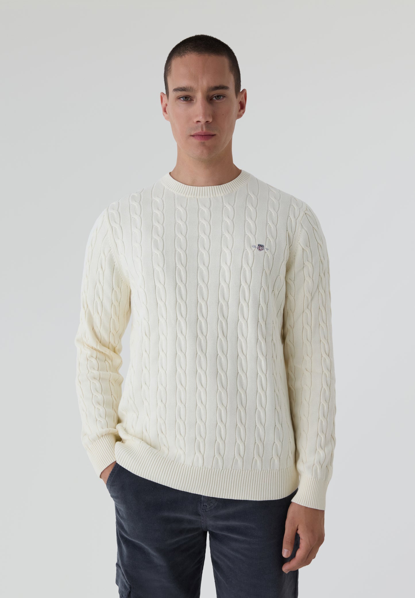 GANT | JERSEY DE OCHOS Y CUELLO REDONDO