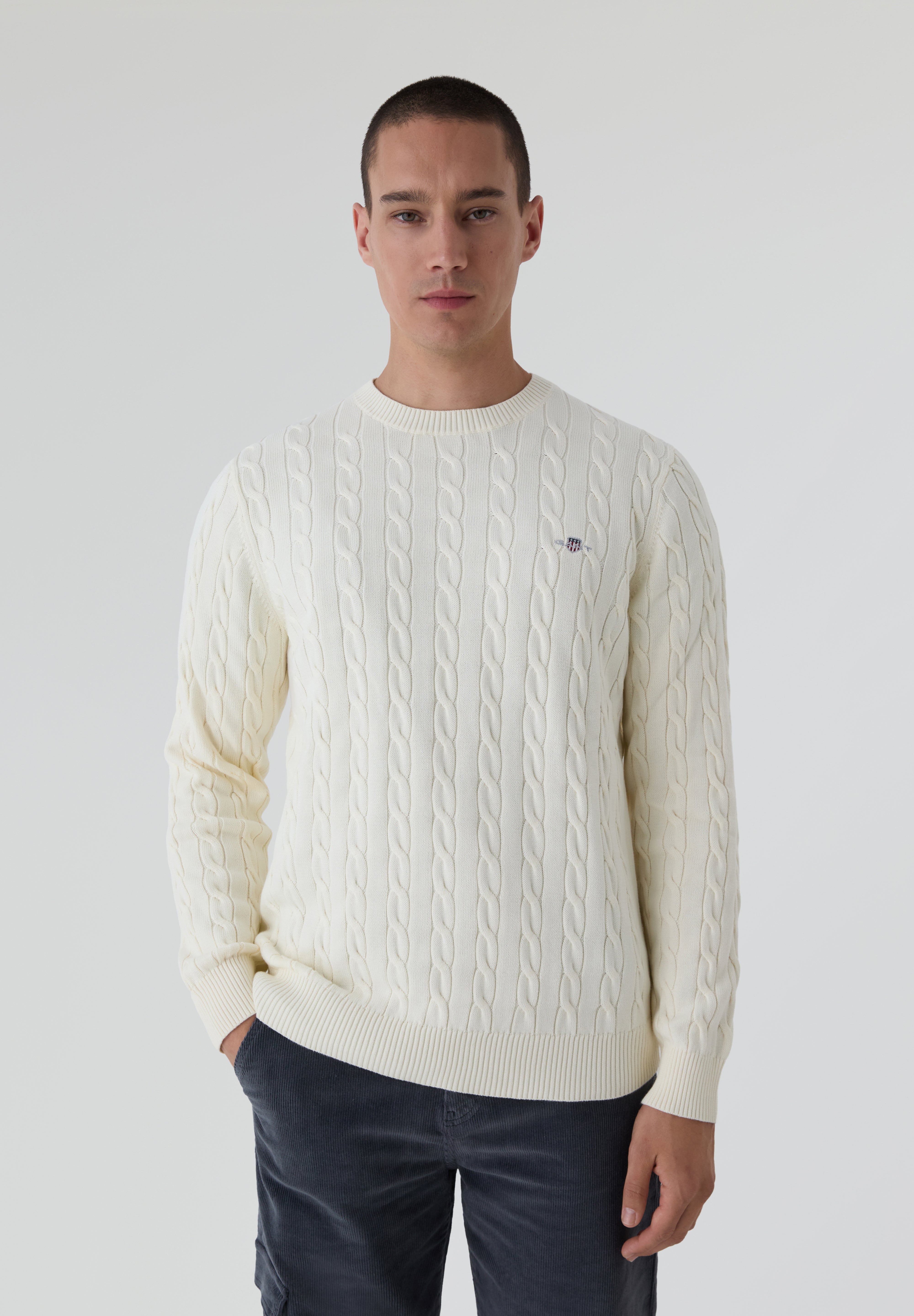 GANT | JERSEY DE OCHOS Y CUELLO REDONDO