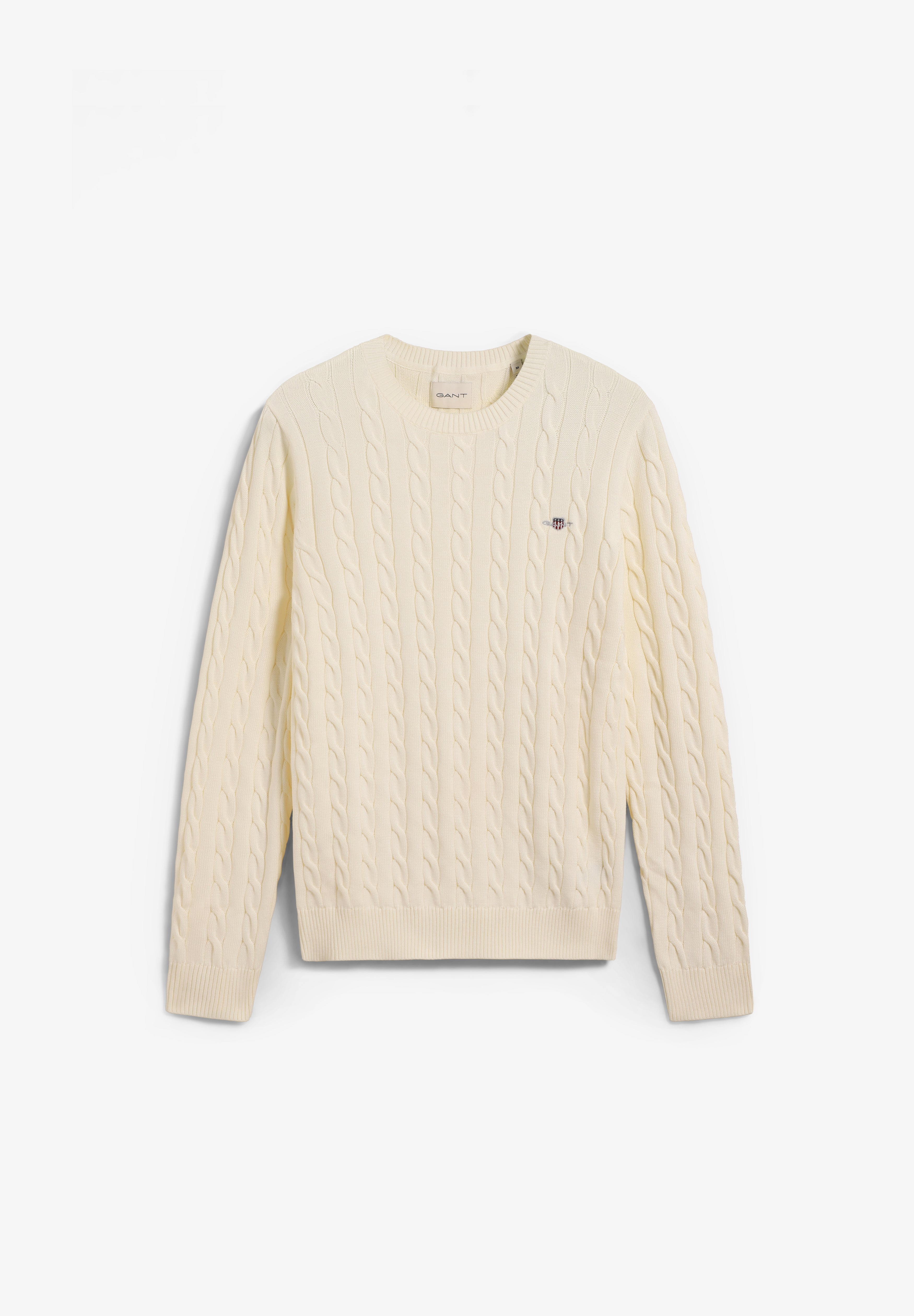 GANT | COTTON CABLE C-NECK