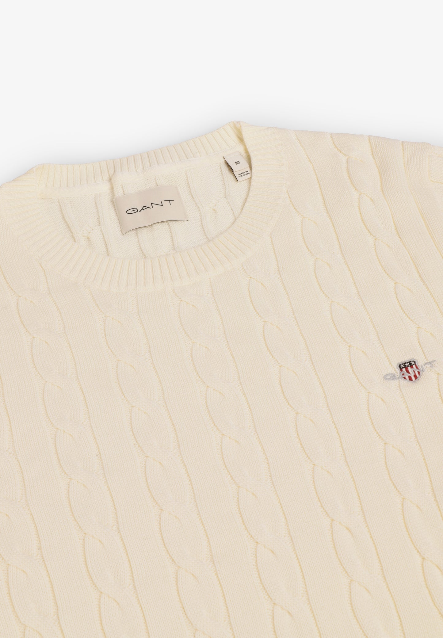 GANT | COTTON CABLE C-NECK
