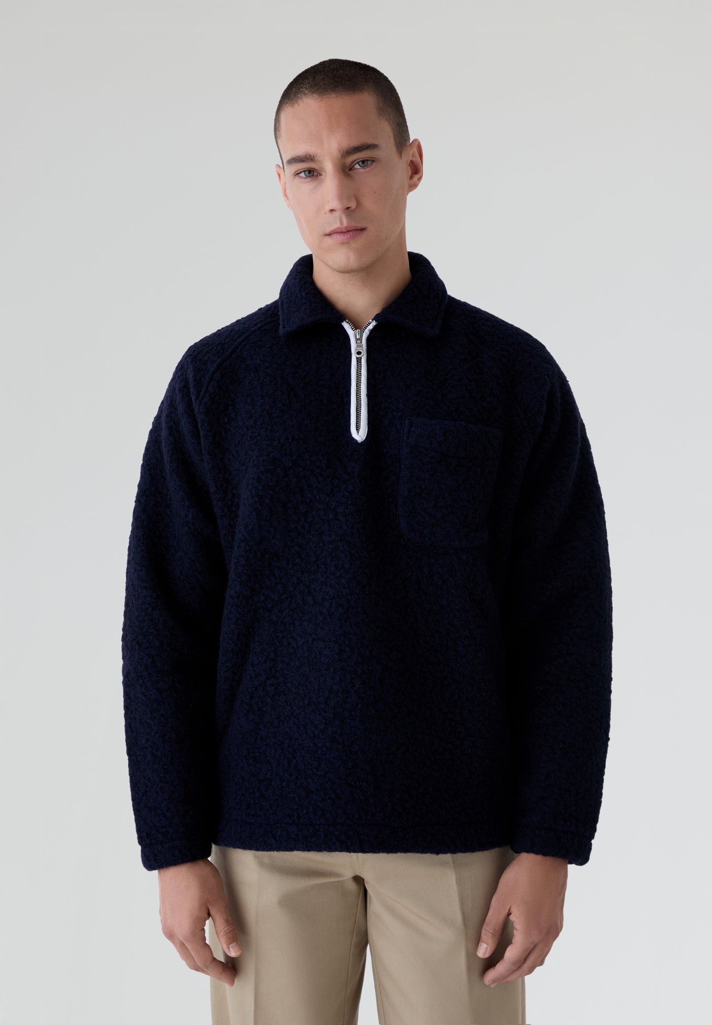 EDMMOND STUDIOS | SUDADERA CREMALLERA UNCONVETIONAL