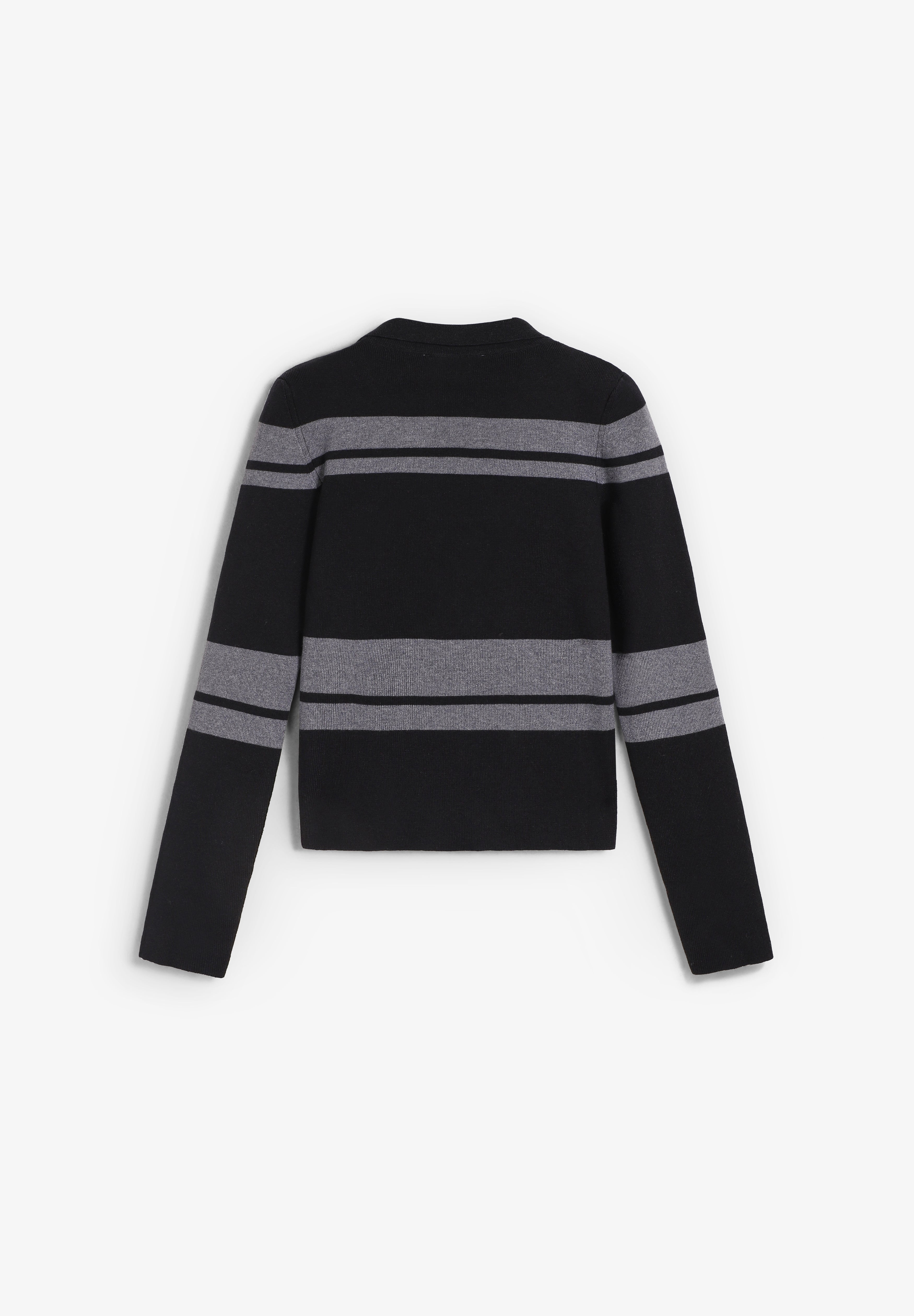 THINKING MU | GREY DANTE KNITTED SWEATER