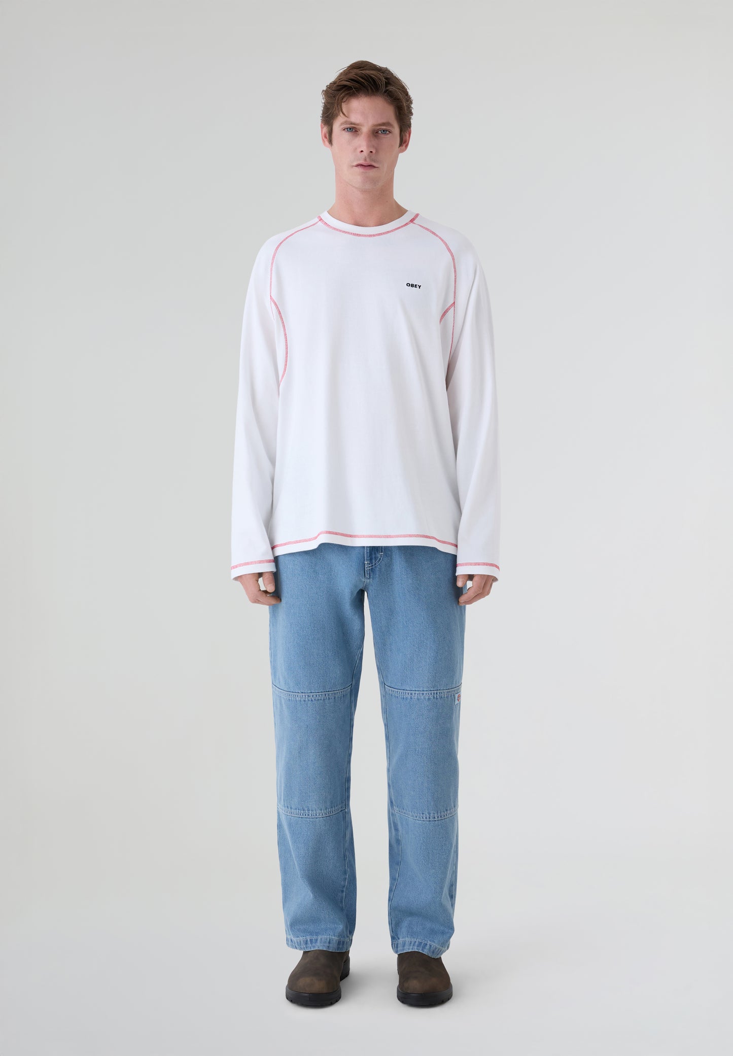 OBEY | CAMISETA AARON CONTRAST STITCH