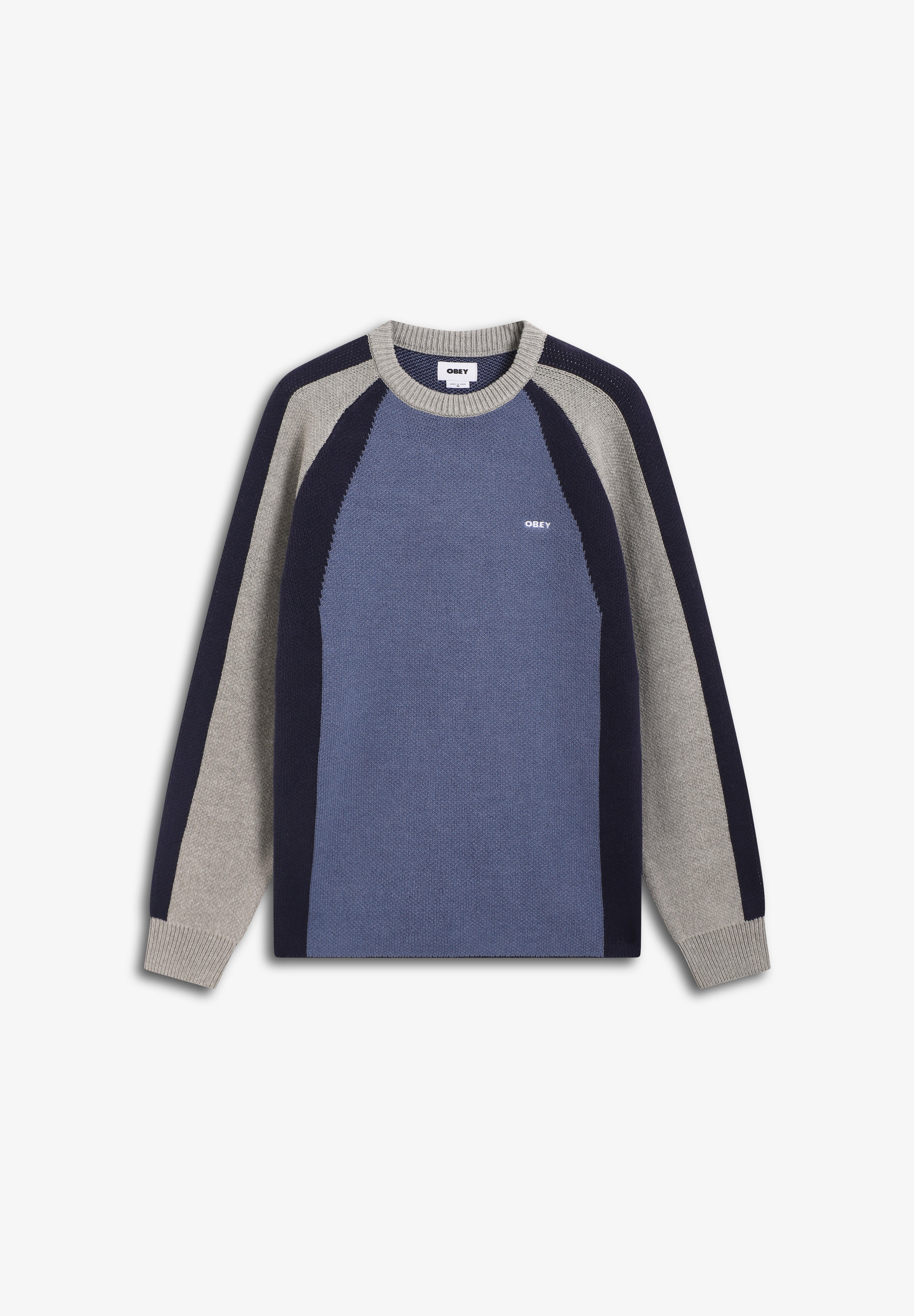 OBEY | JERSEY RAGLAN CREW NECK