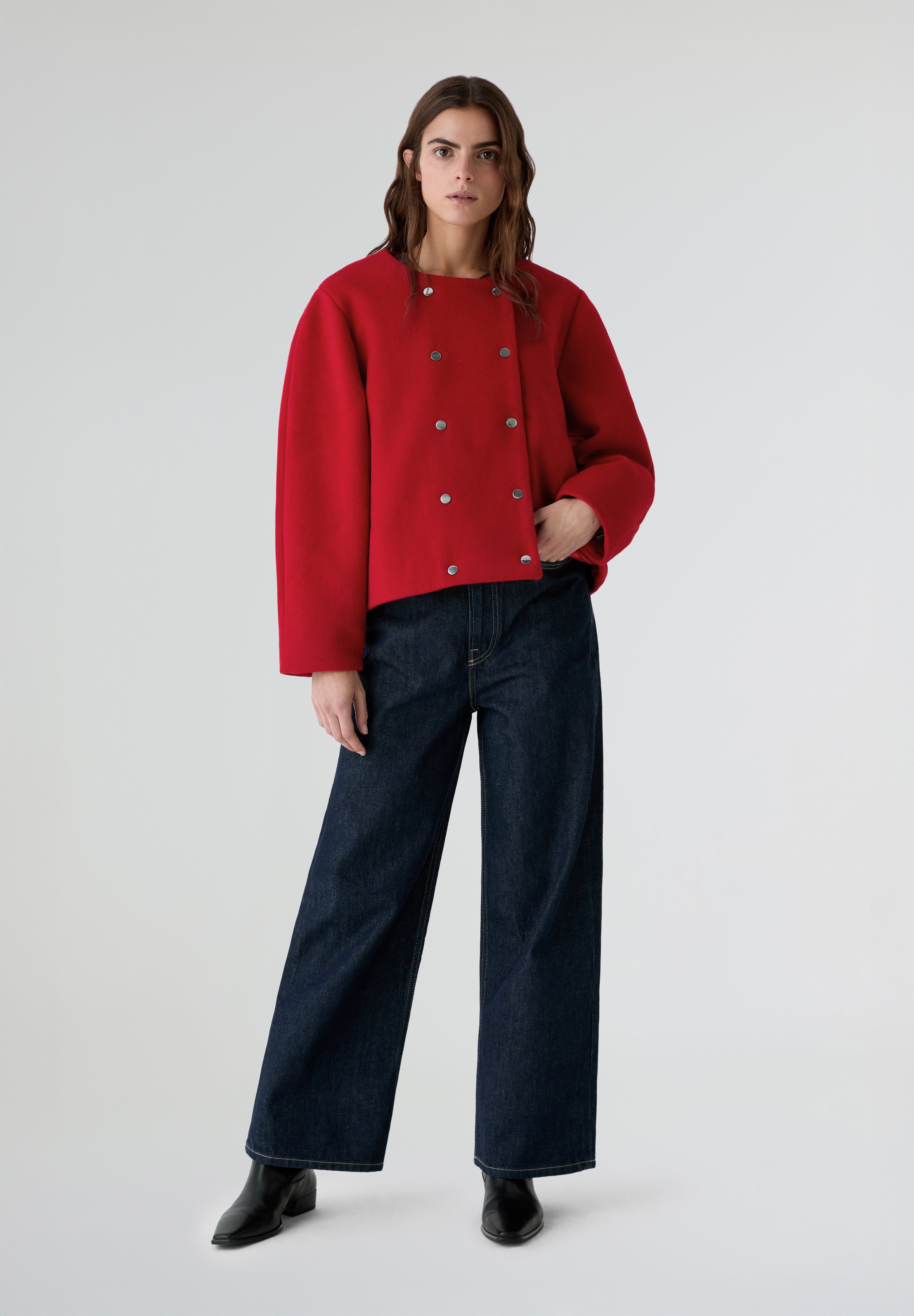 THE TINY BIG SISTER | CHAQUETA BUTTONED WOOL