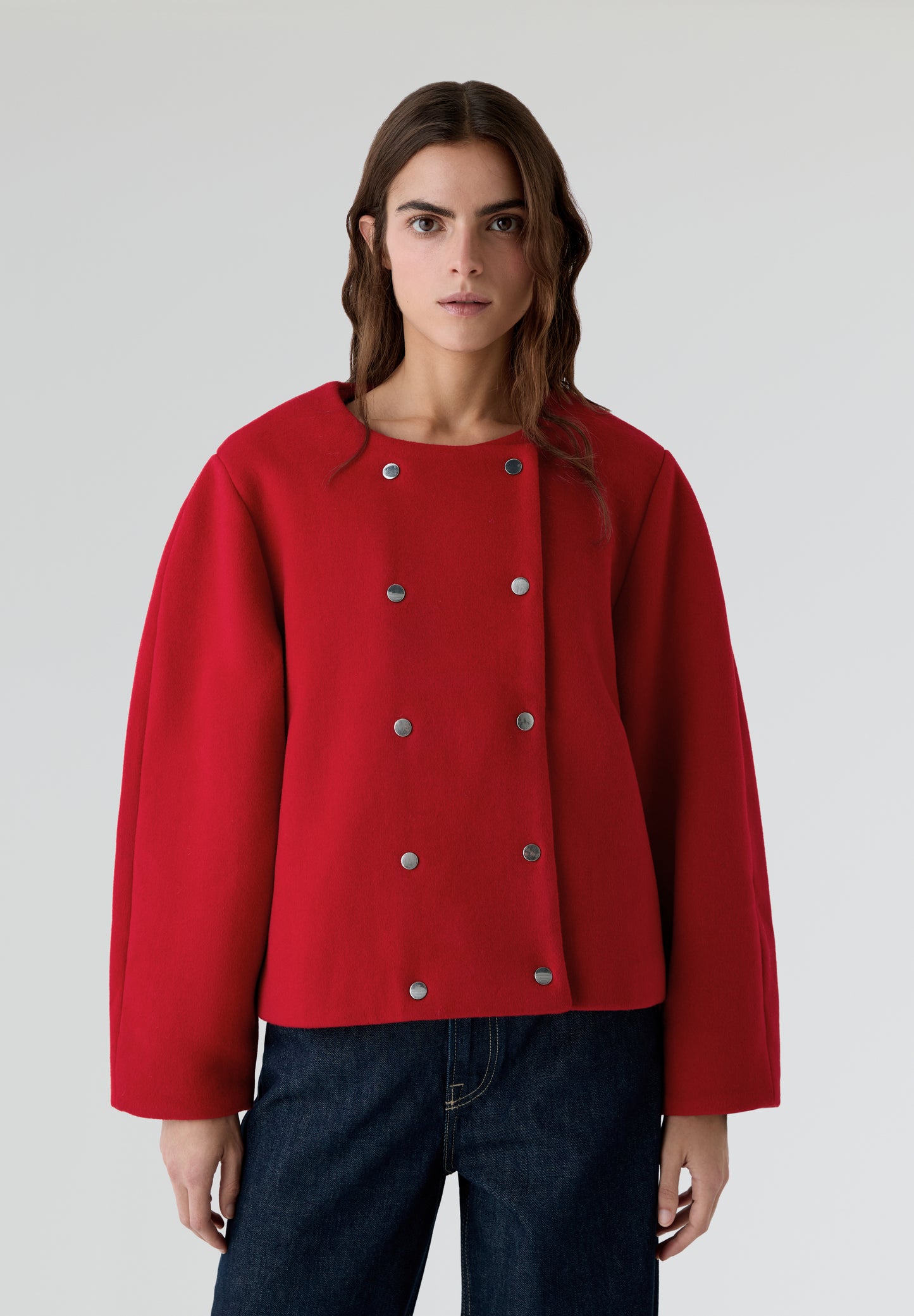THE TINY BIG SISTER | CHAQUETA BUTTONED WOOL