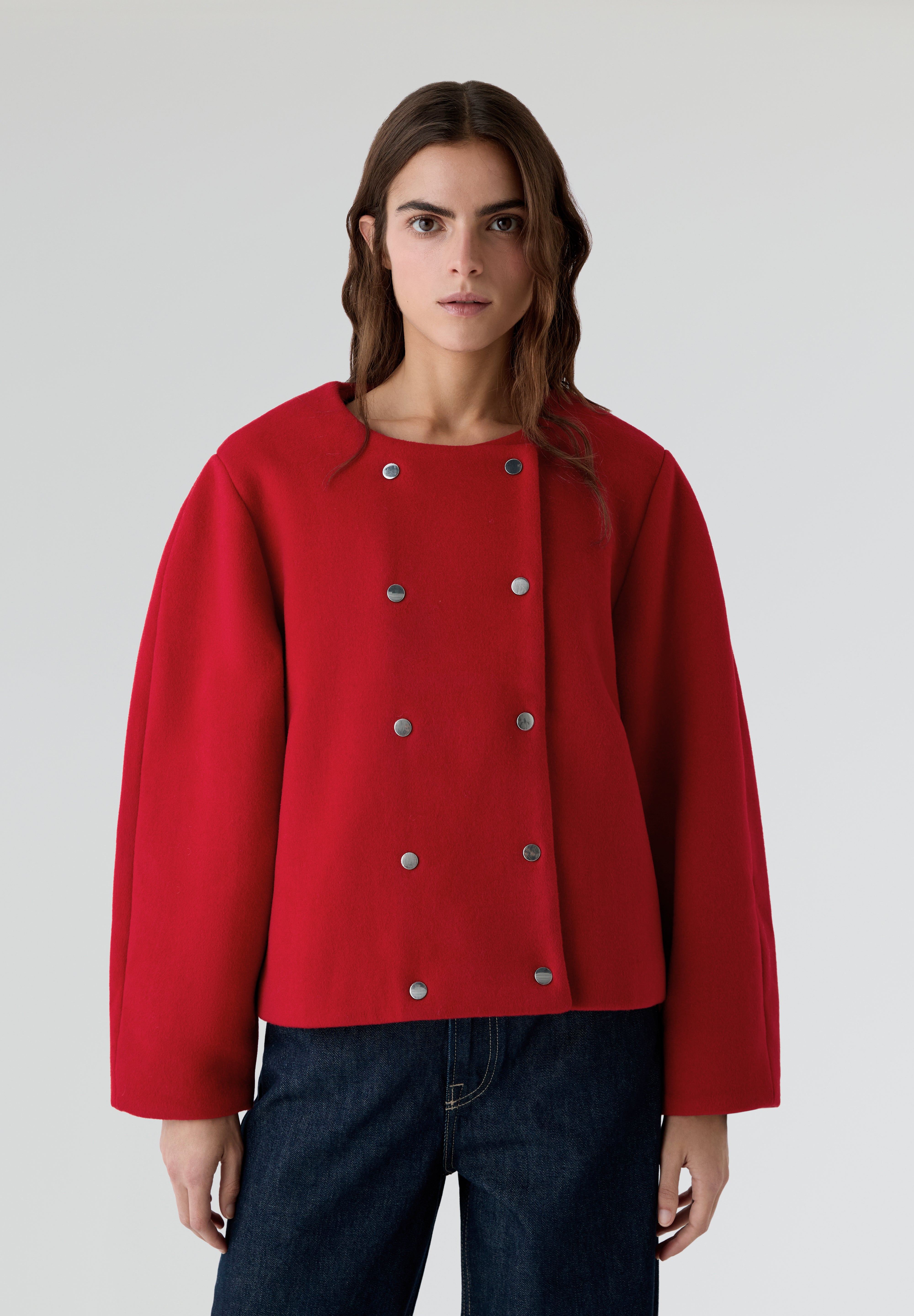 THE TINY BIG SISTER | CHAQUETA BUTTONED WOOL