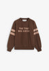 THE TINY BIG SISTER | SUDADERA VARSITY