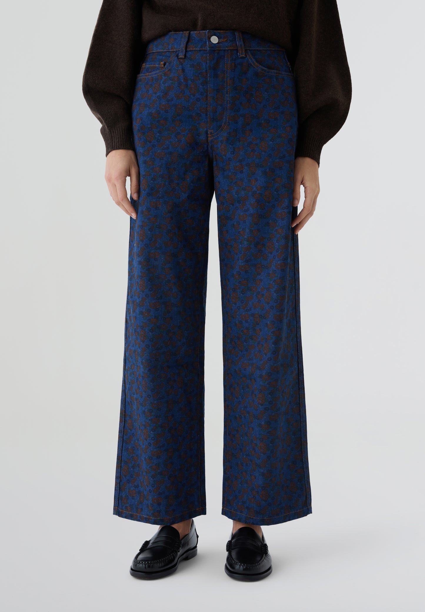 THE TINY BIG SISTER | PANTALÓN VAQUERO BERTA FLOWERS