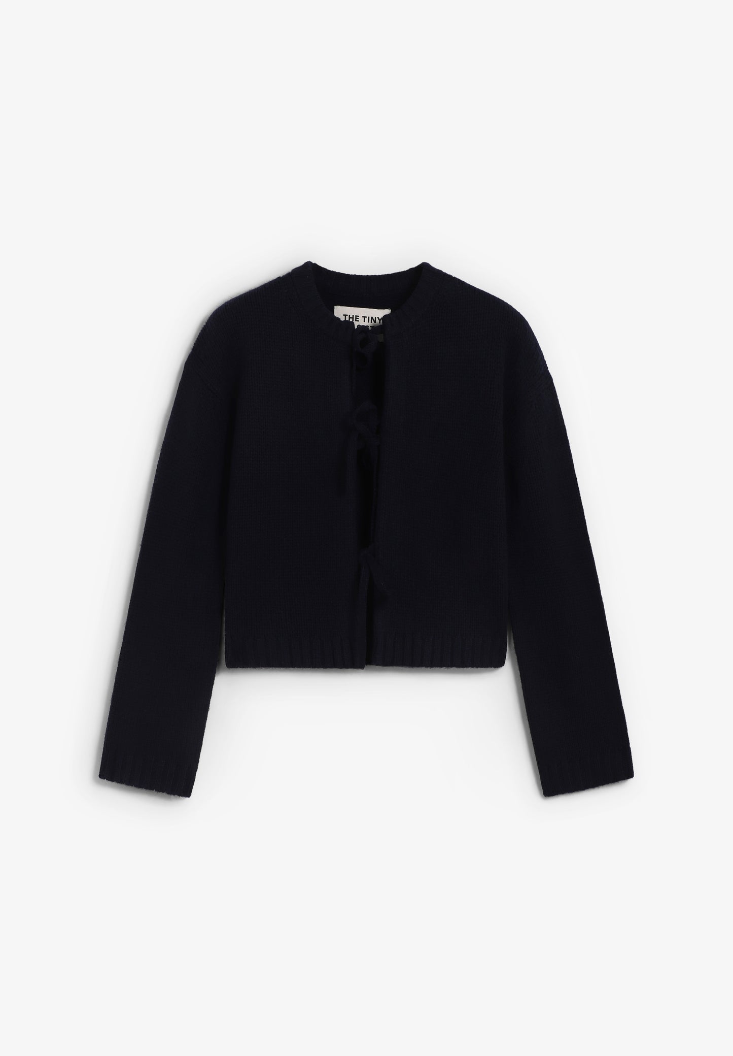 THE TINY BIG SISTER | CARDIGAN TIE DETAIL
