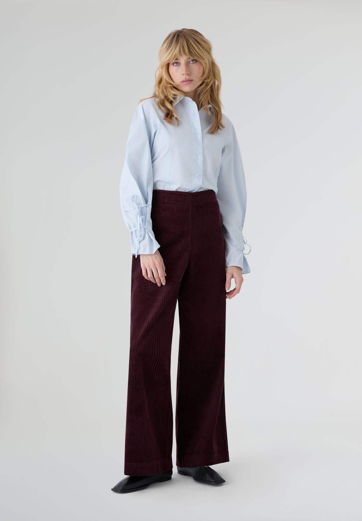 THE TINY BIG SISTER | PANTALONES ANCHOS DE PANA