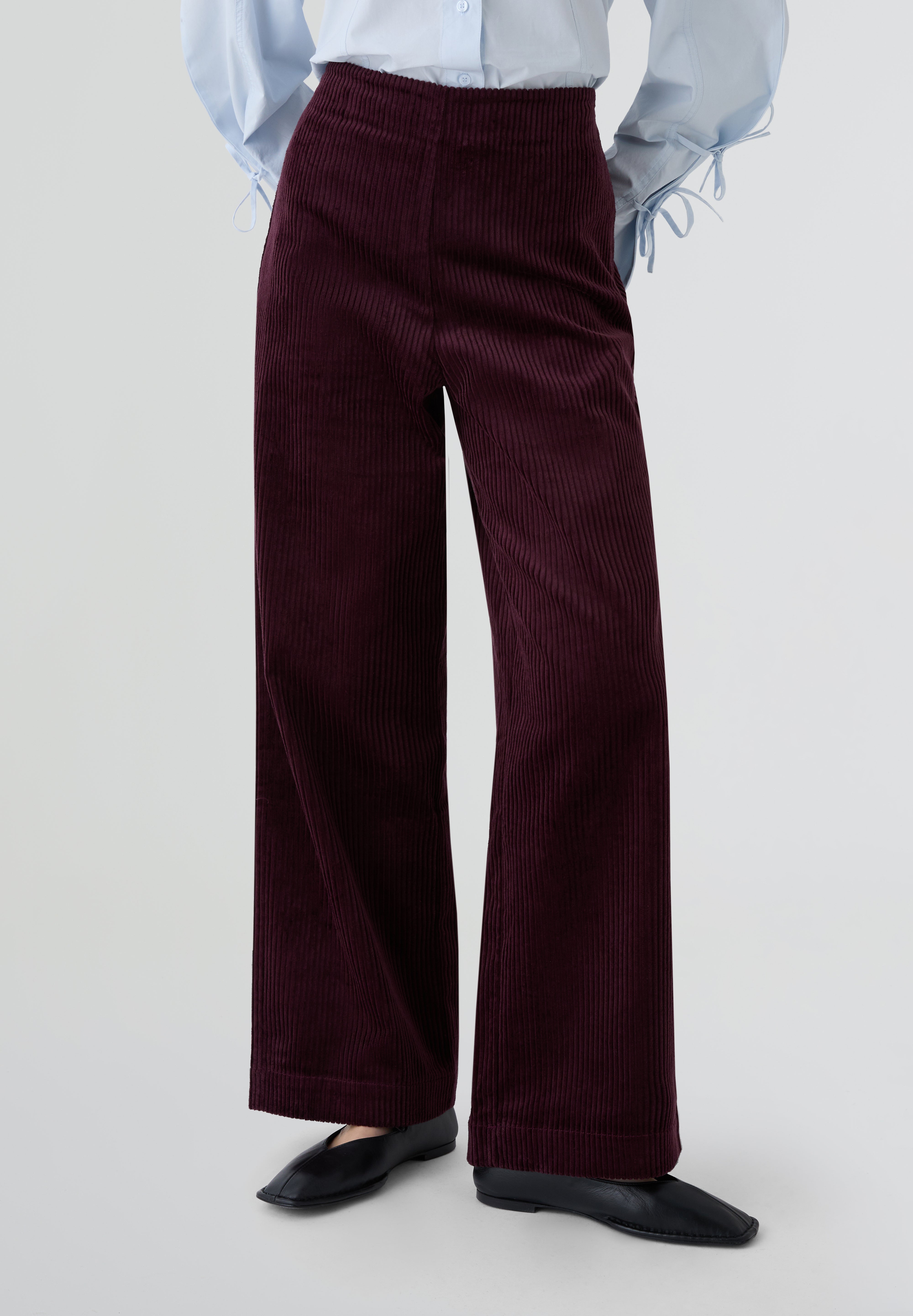 THE TINY BIG SISTER | PANTALONES ANCHOS DE PANA