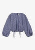 THE TINY BIG SISTER | BLUSA STRIPED PUFF SLEEVES