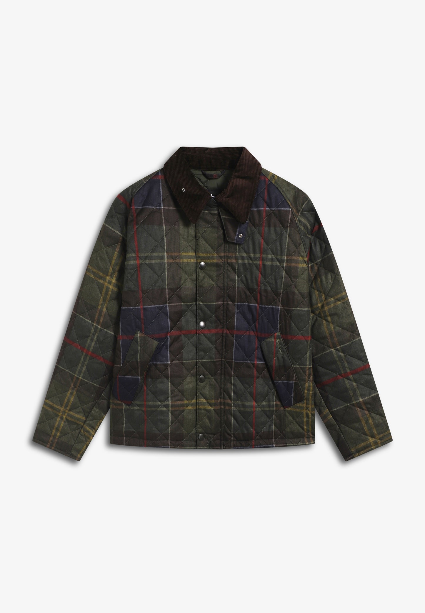 BARBOUR | CHAQUETA ACOLCHADA TARTAN TRANSPORT
