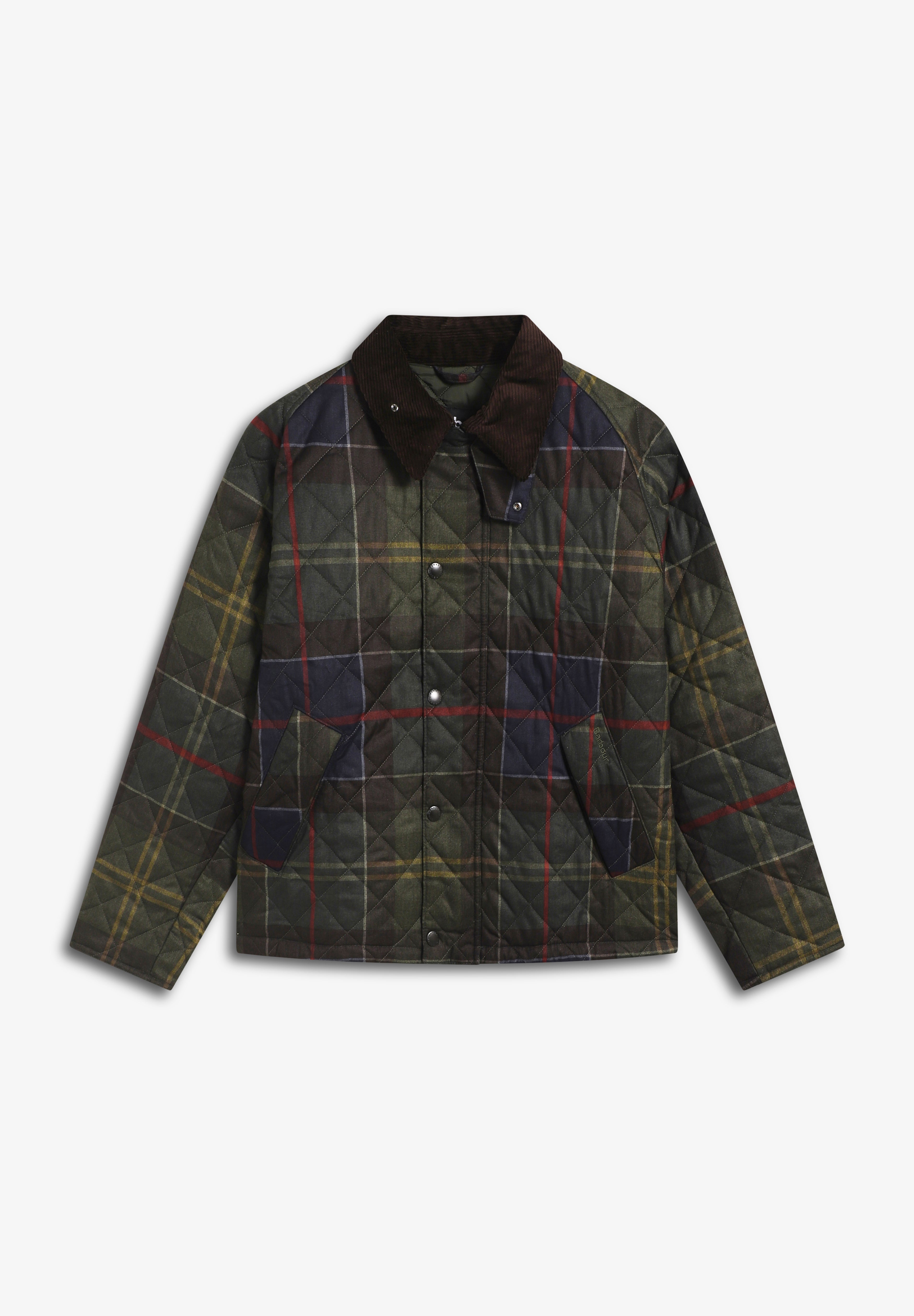 BARBOUR | CHAQUETA ACOLCHADA TARTAN TRANSPORT