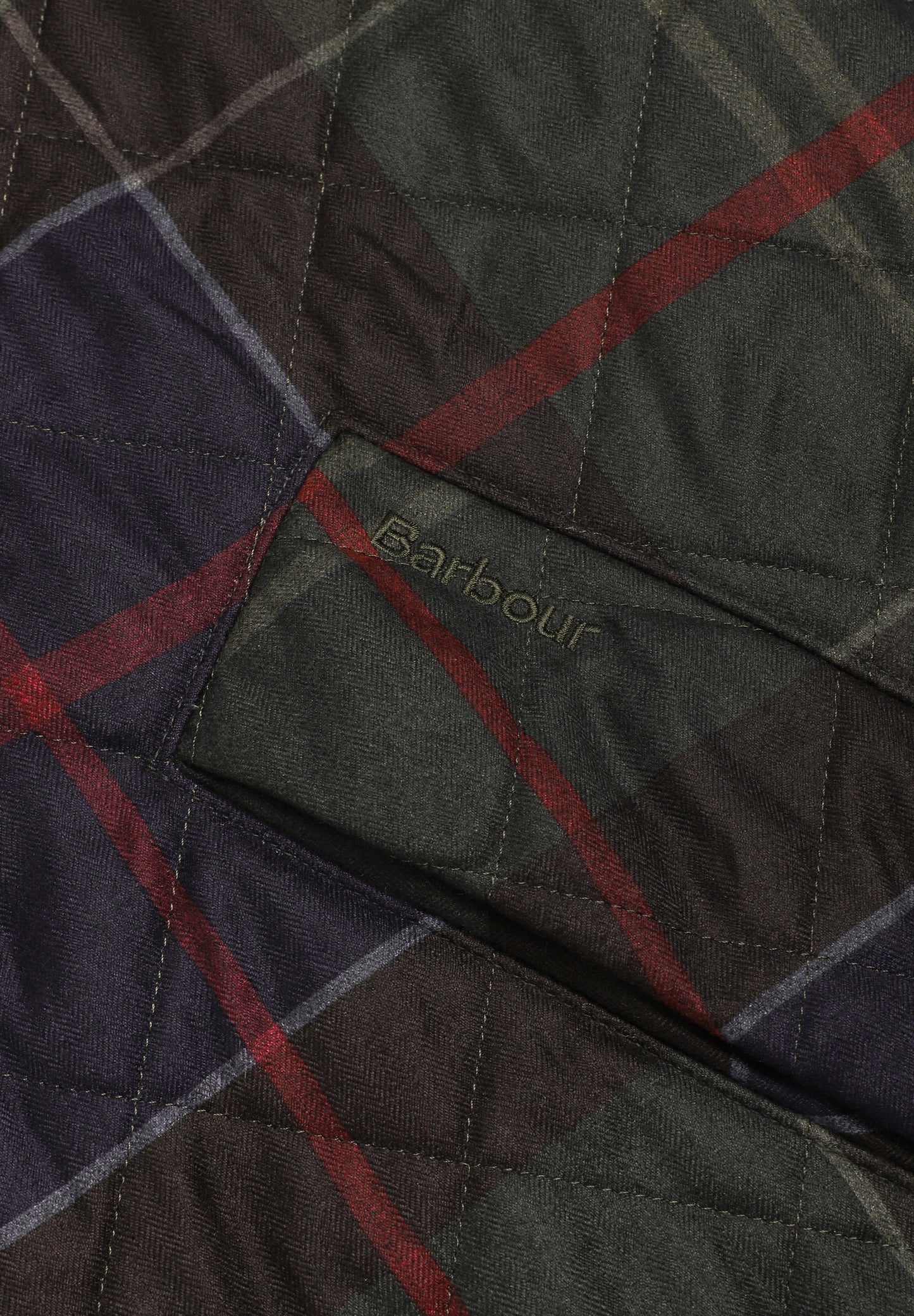BARBOUR | CHAQUETA ACOLCHADA TARTAN TRANSPORT