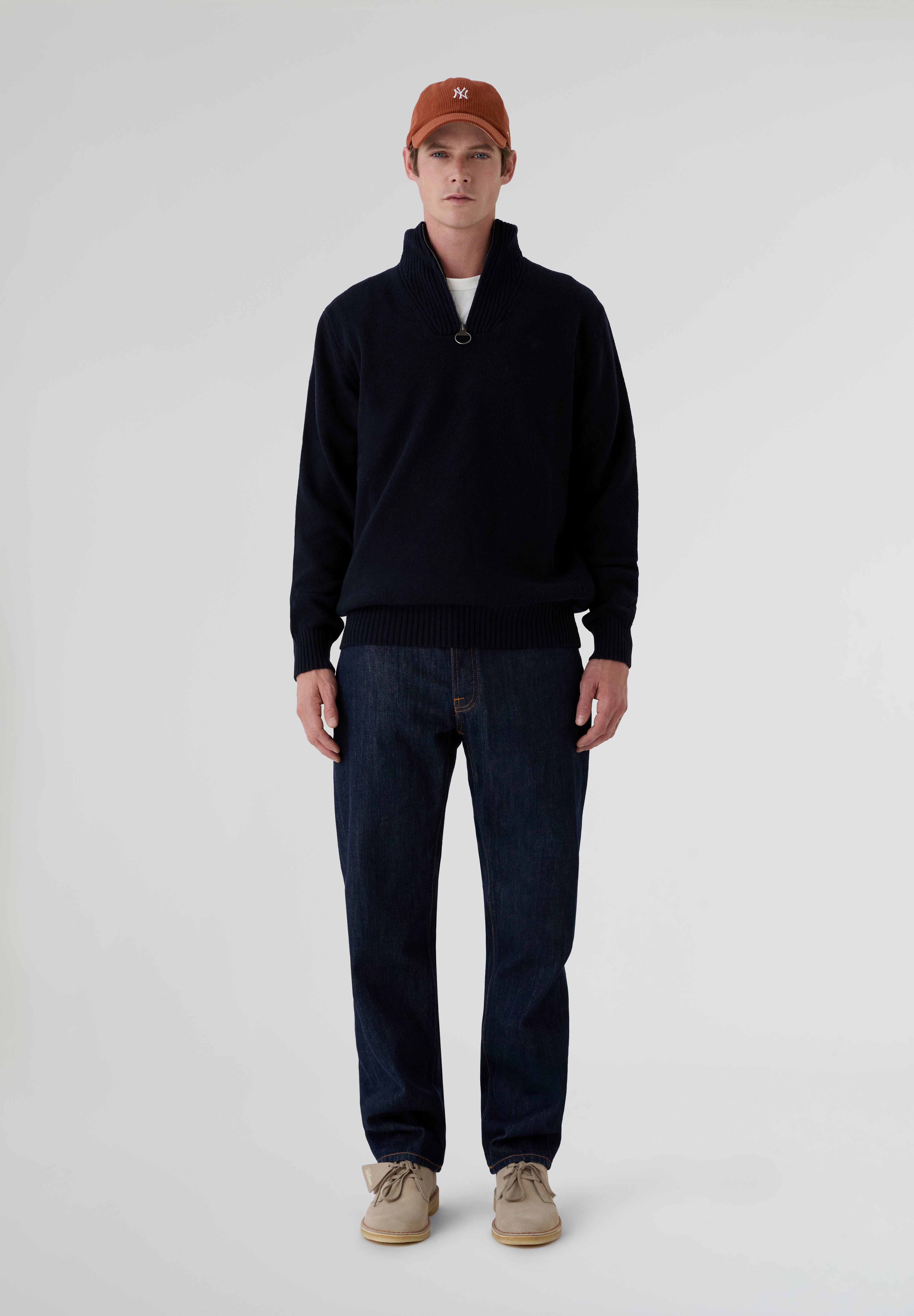 BARBOUR | JERSEY ESSENTIAL DE MEDIA CREMALLERA