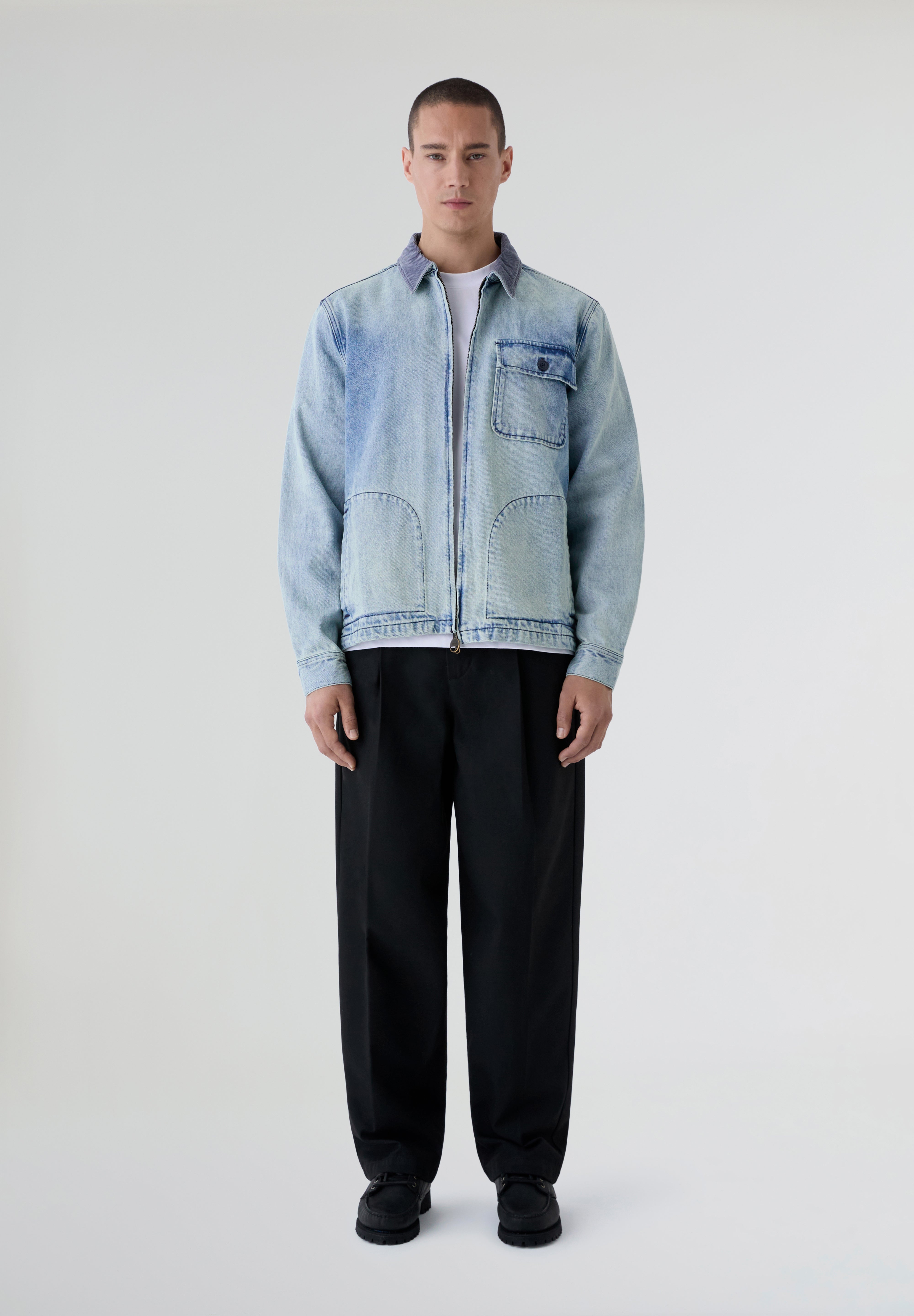 BARBOUR INTERNATIONAL | SOBRECAMISA METEOR WASHED DENIM