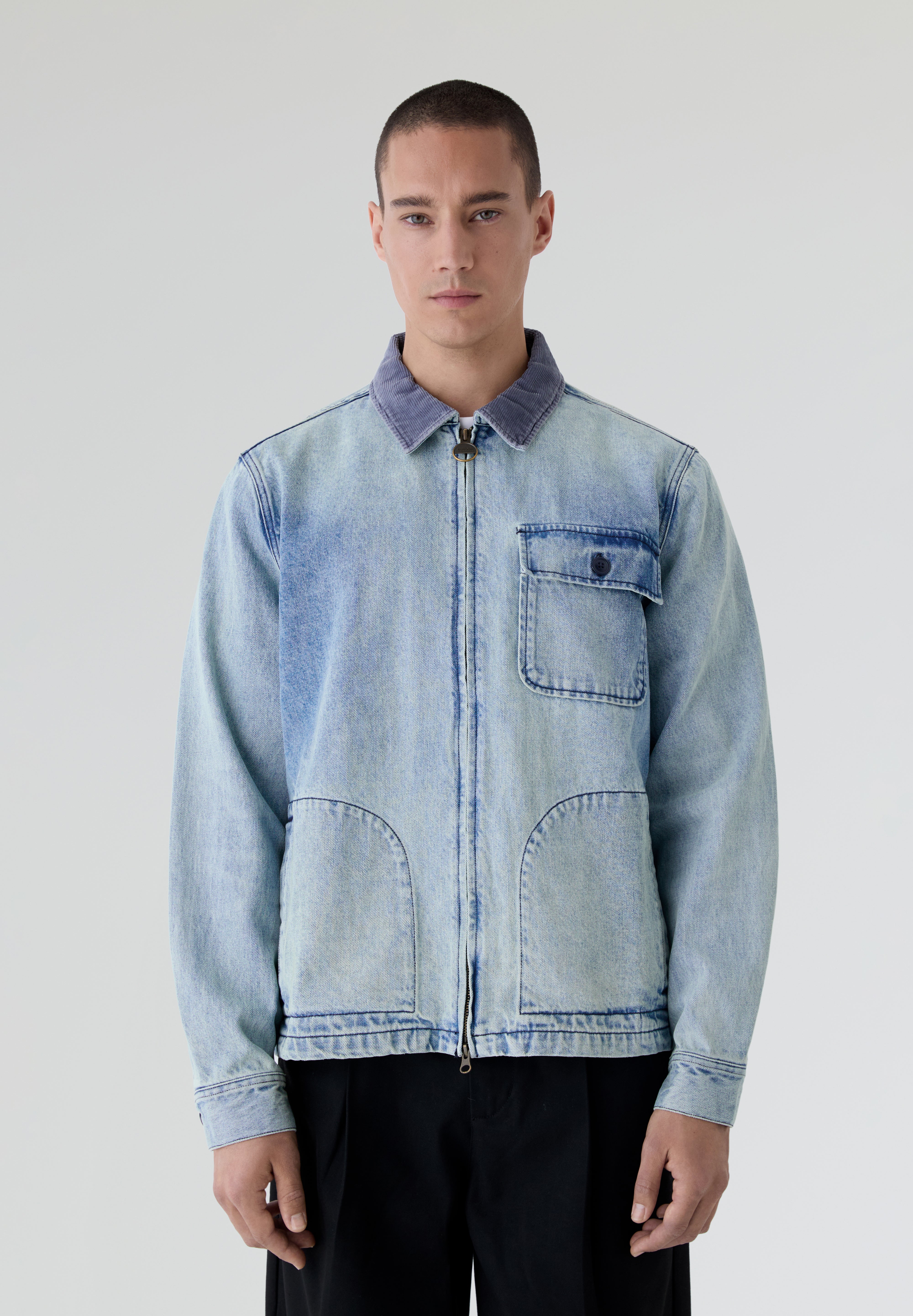 BARBOUR INTERNATIONAL | SOBRECAMISA METEOR WASHED DENIM
