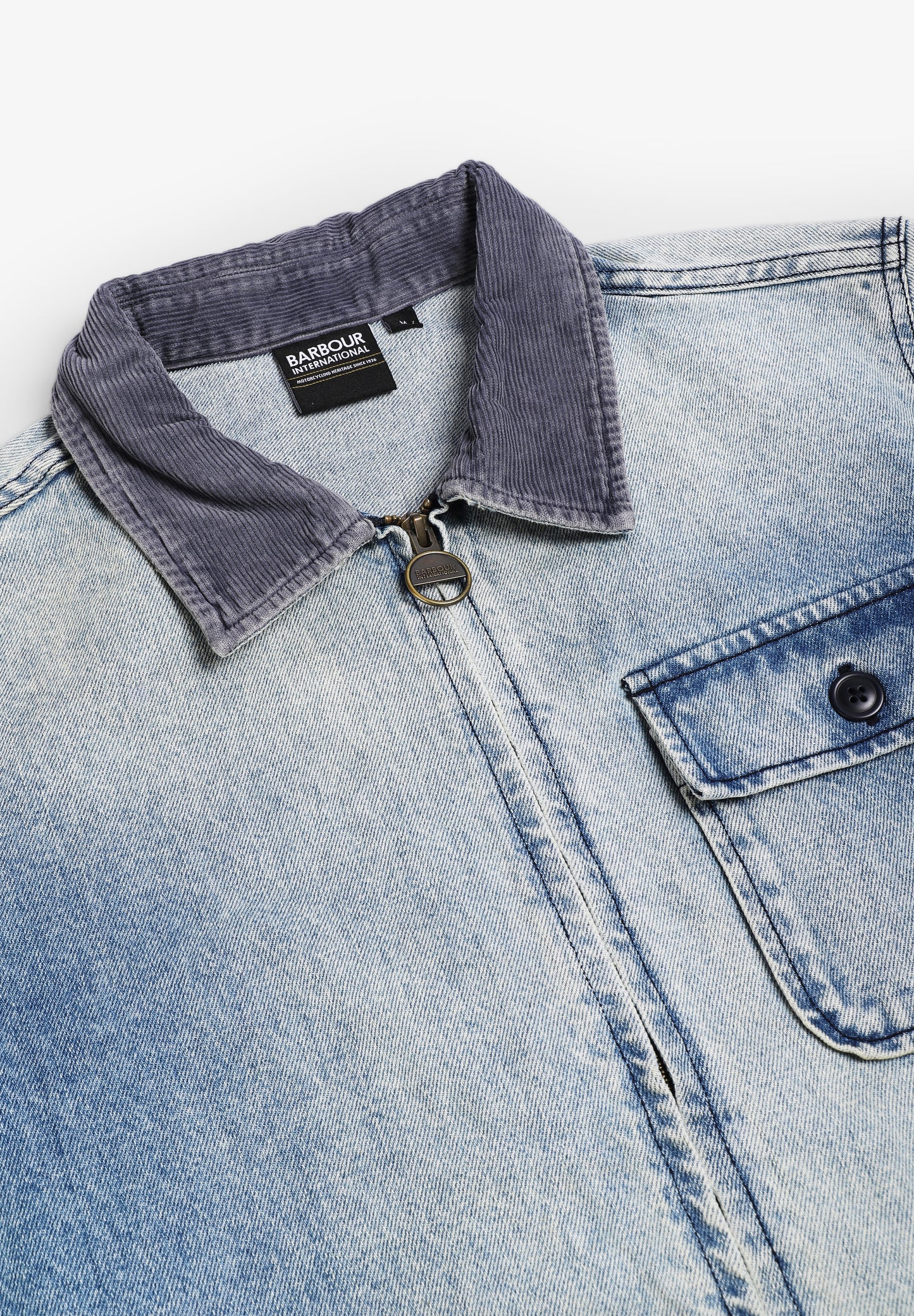 BARBOUR INTERNATIONAL | SOBRECAMISA METEOR WASHED DENIM