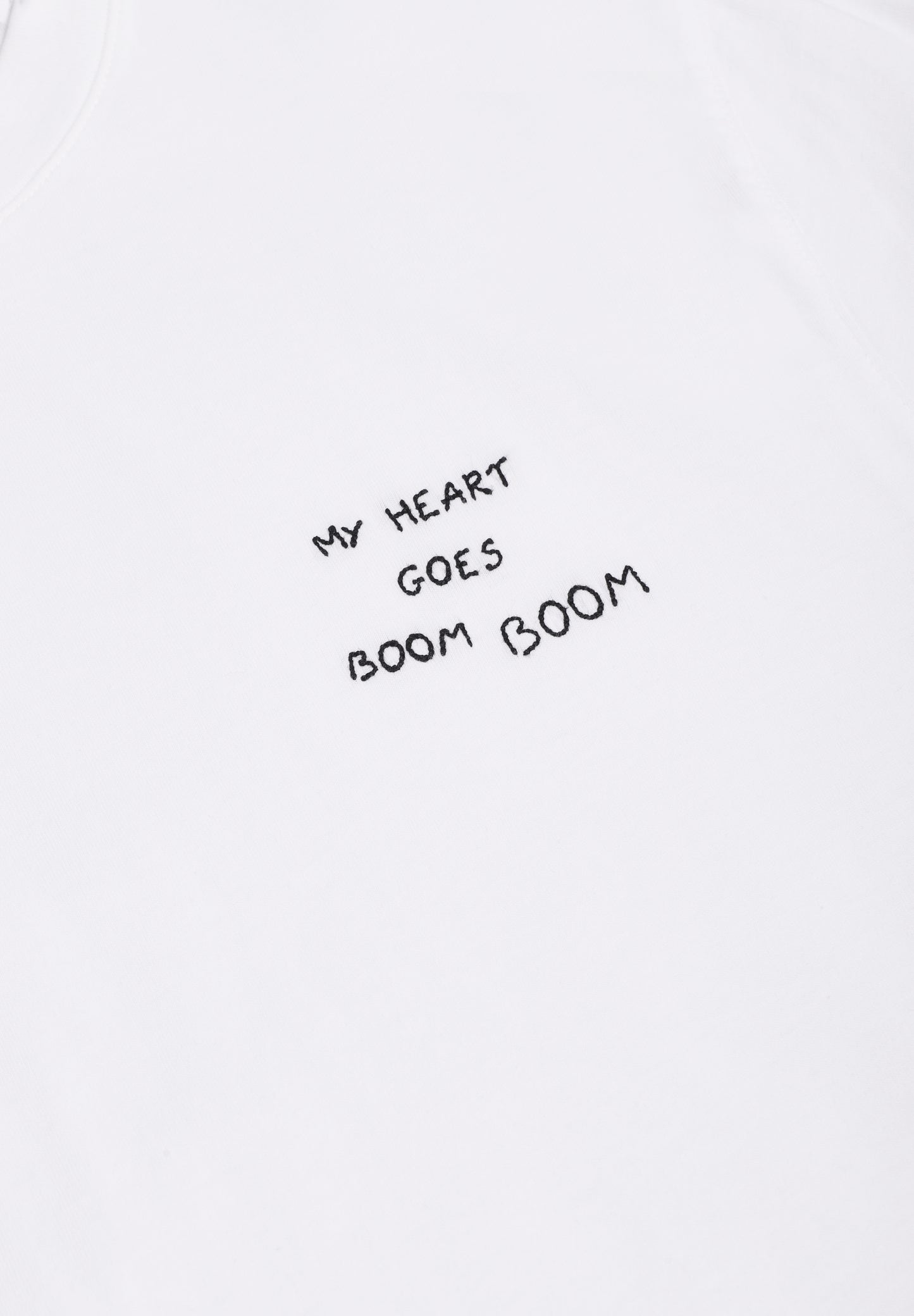 MAISON LABICHE | CAMISETA POPIN MY HEART GOES BOOM /GOTS