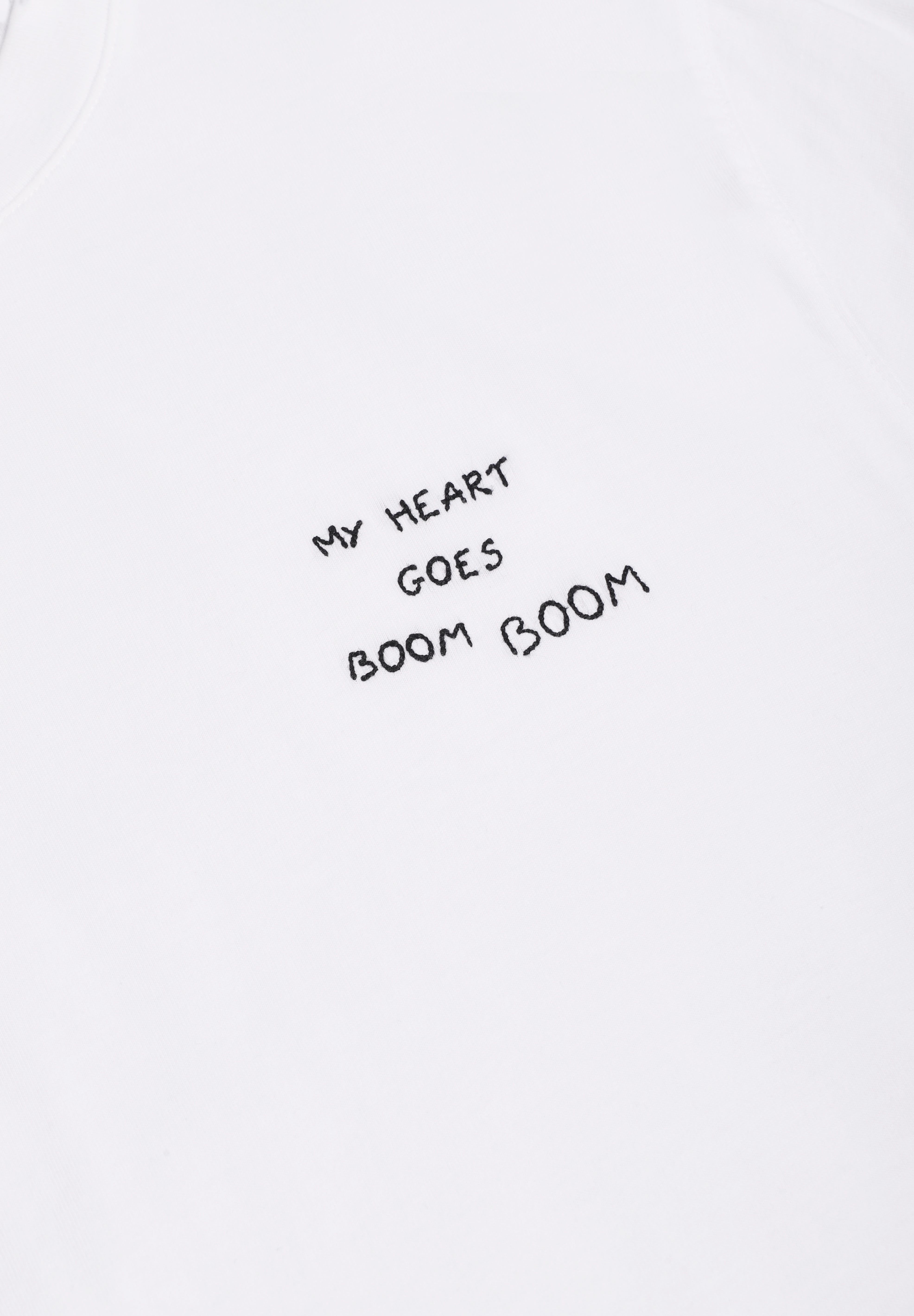 MAISON LABICHE | CAMISETA POPIN MY HEART GOES BOOM /GOTS