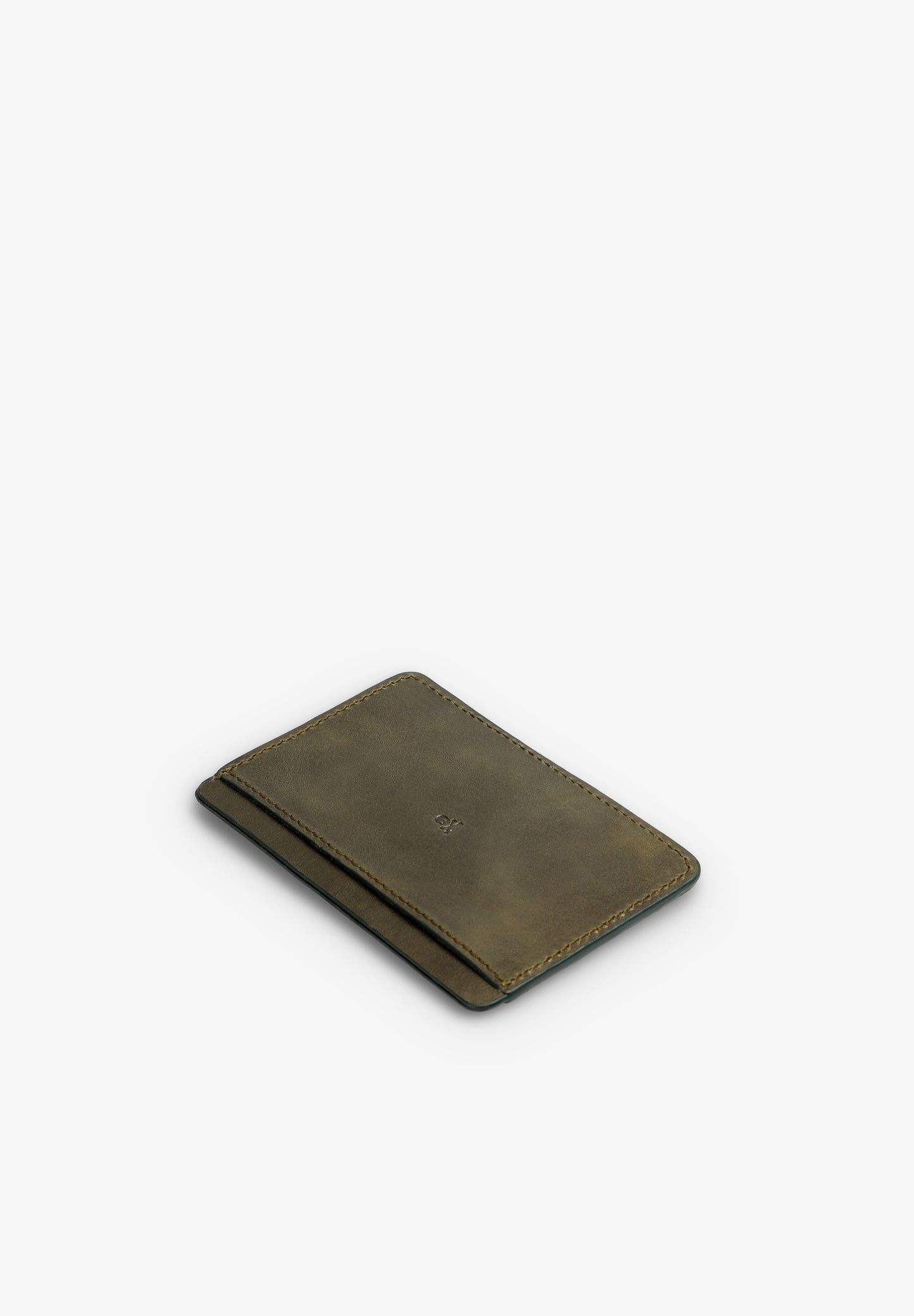 TARJETERO PIEL LOGO CALAVERA