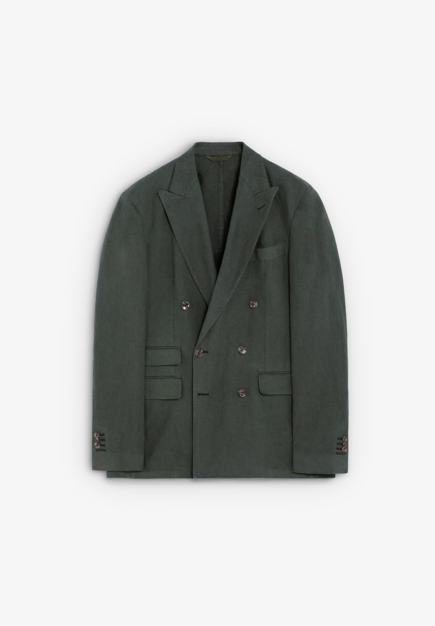 AMERICANA CRUZADA TRAJE LINO