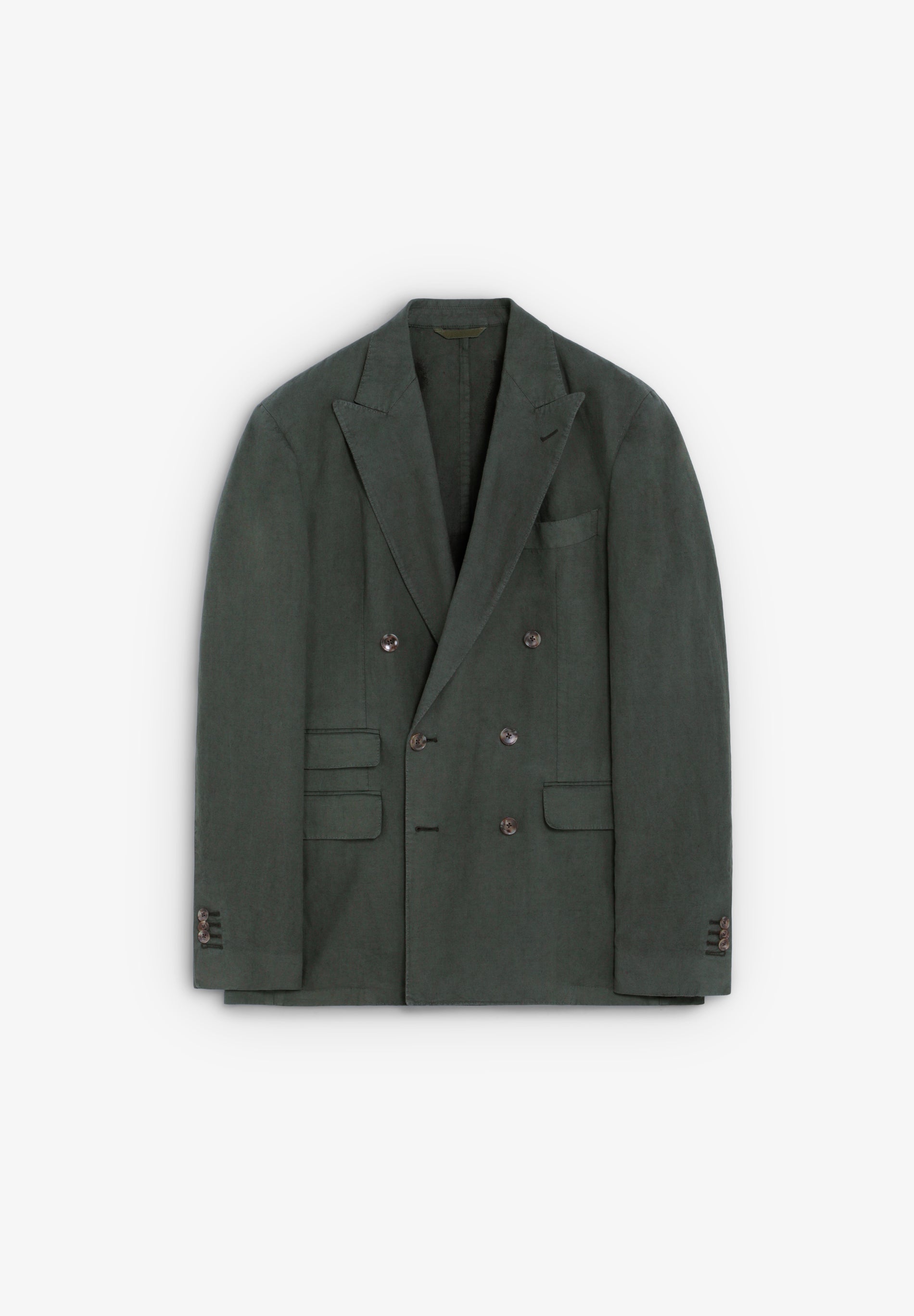 AMERICANA CRUZADA TRAJE LINO